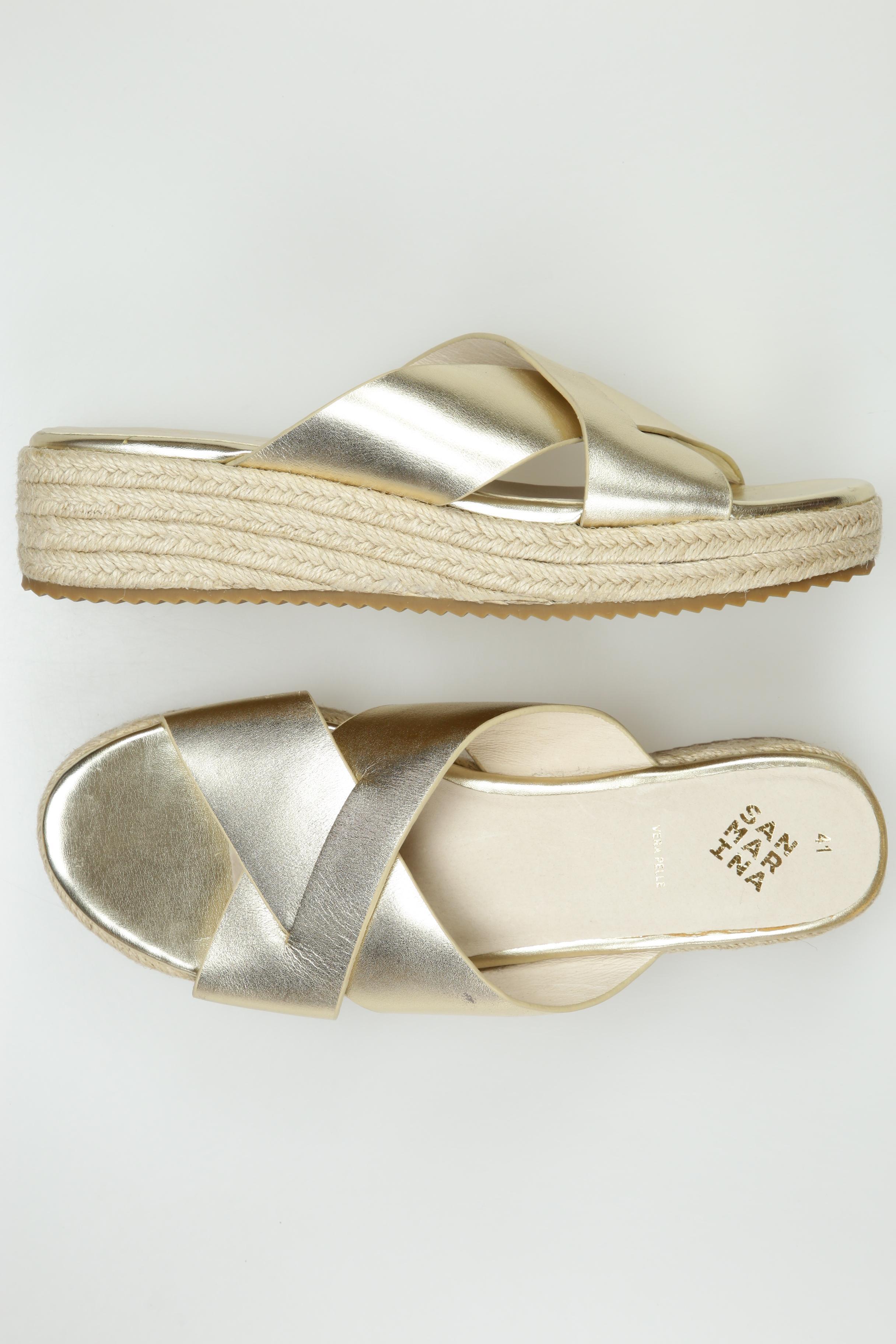 

san marina Damen Sandale, gold, Gr. 41