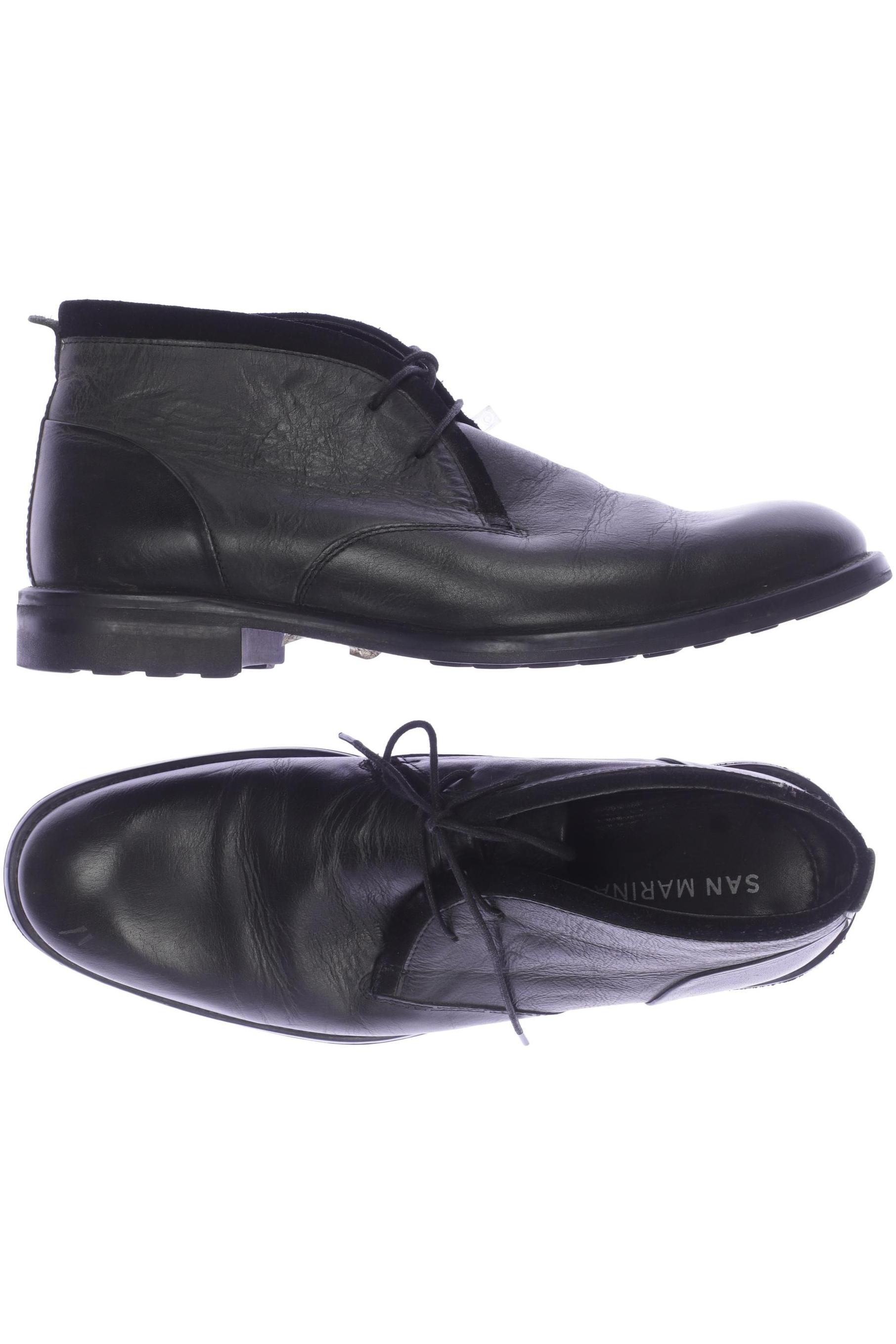 

san marina Herren Halbschuh, schwarz, Gr. 43