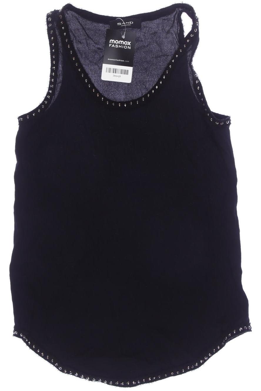 

sand copenhagen Damen Top, schwarz, Gr. 34