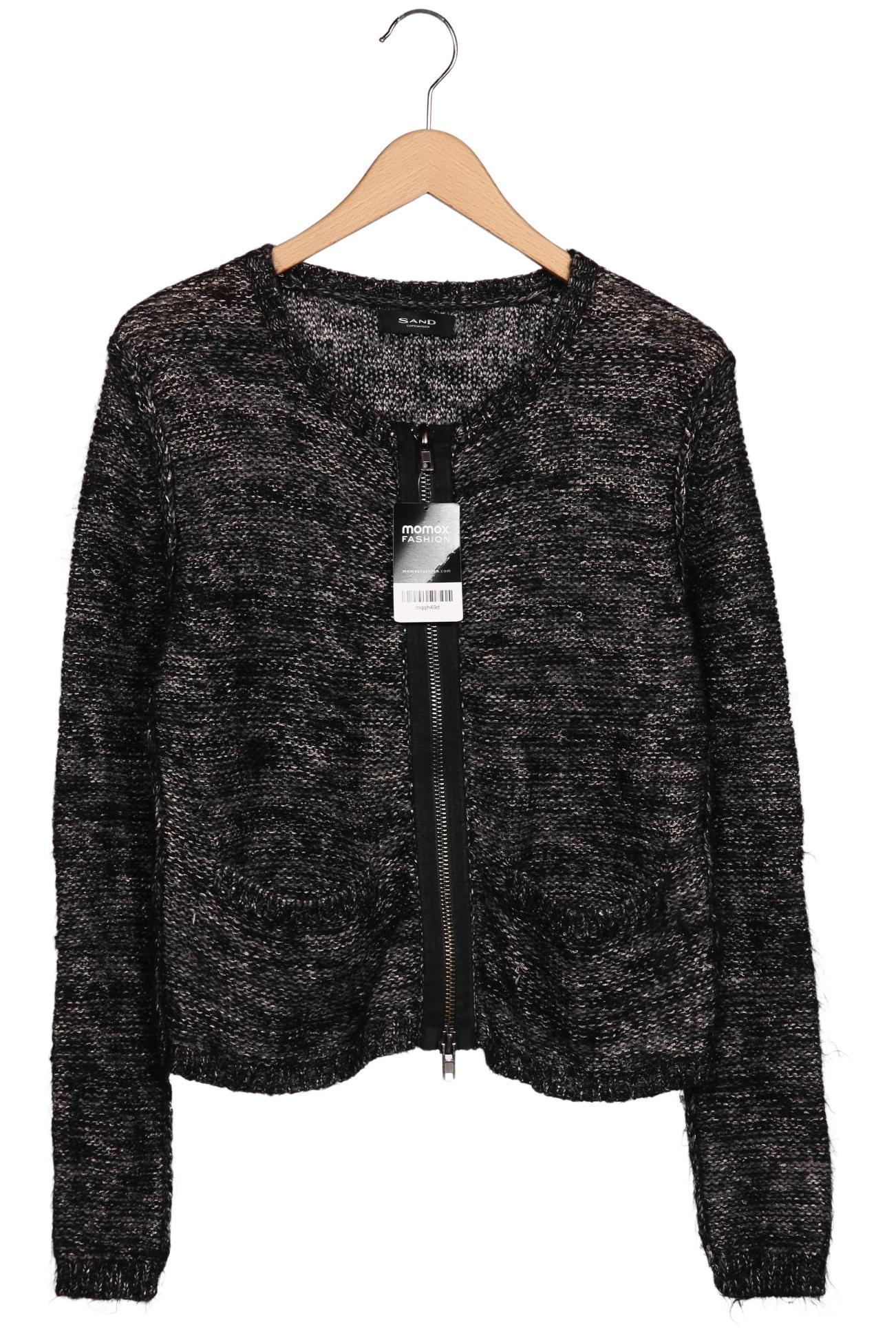 

sand copenhagen Damen Strickjacke, schwarz, Gr. 36