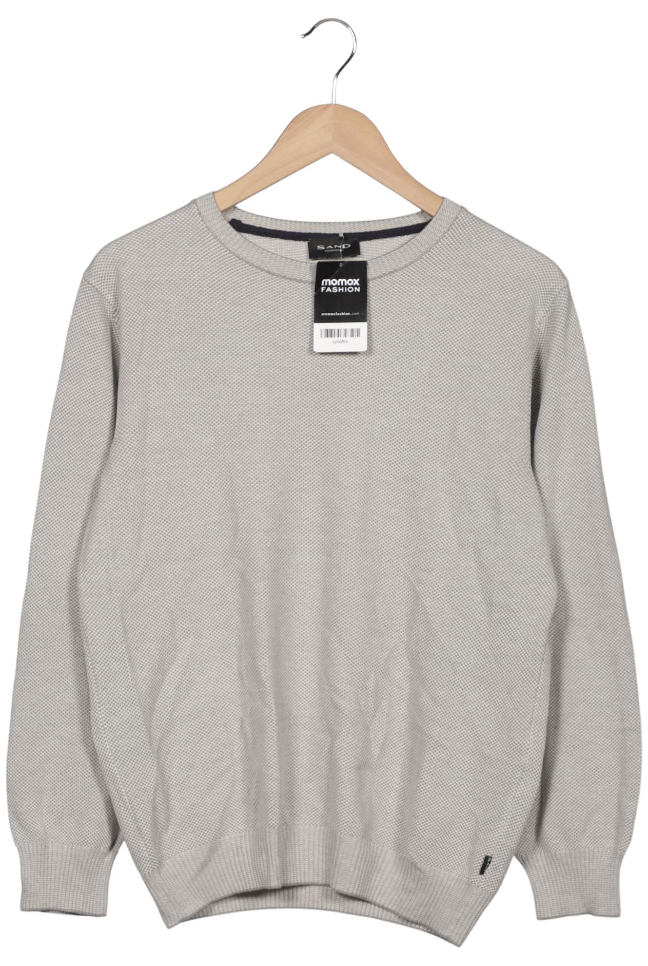 

sand copenhagen Herren Pullover, grau, Gr. 48