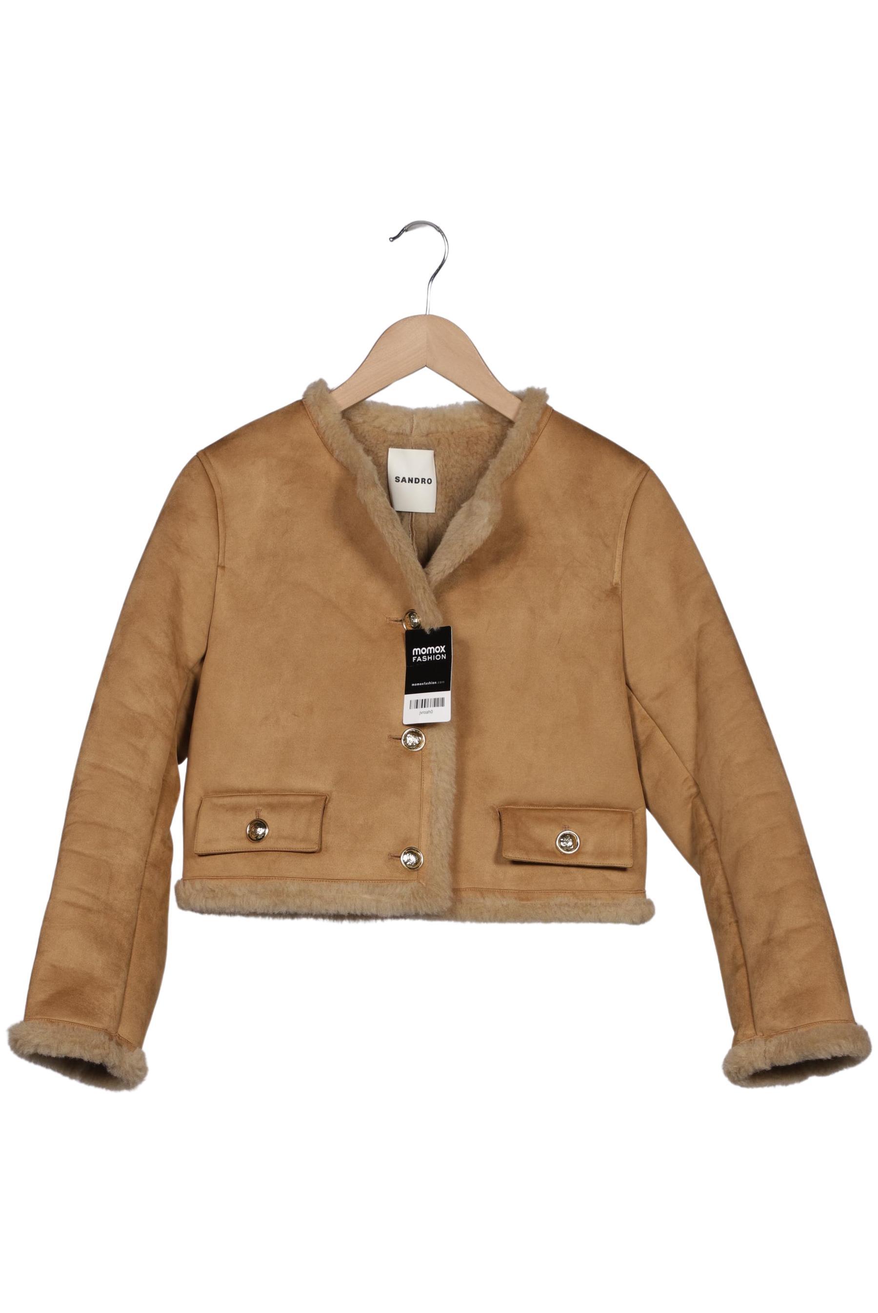 

Sandro Damen Jacke, beige, Gr. 52