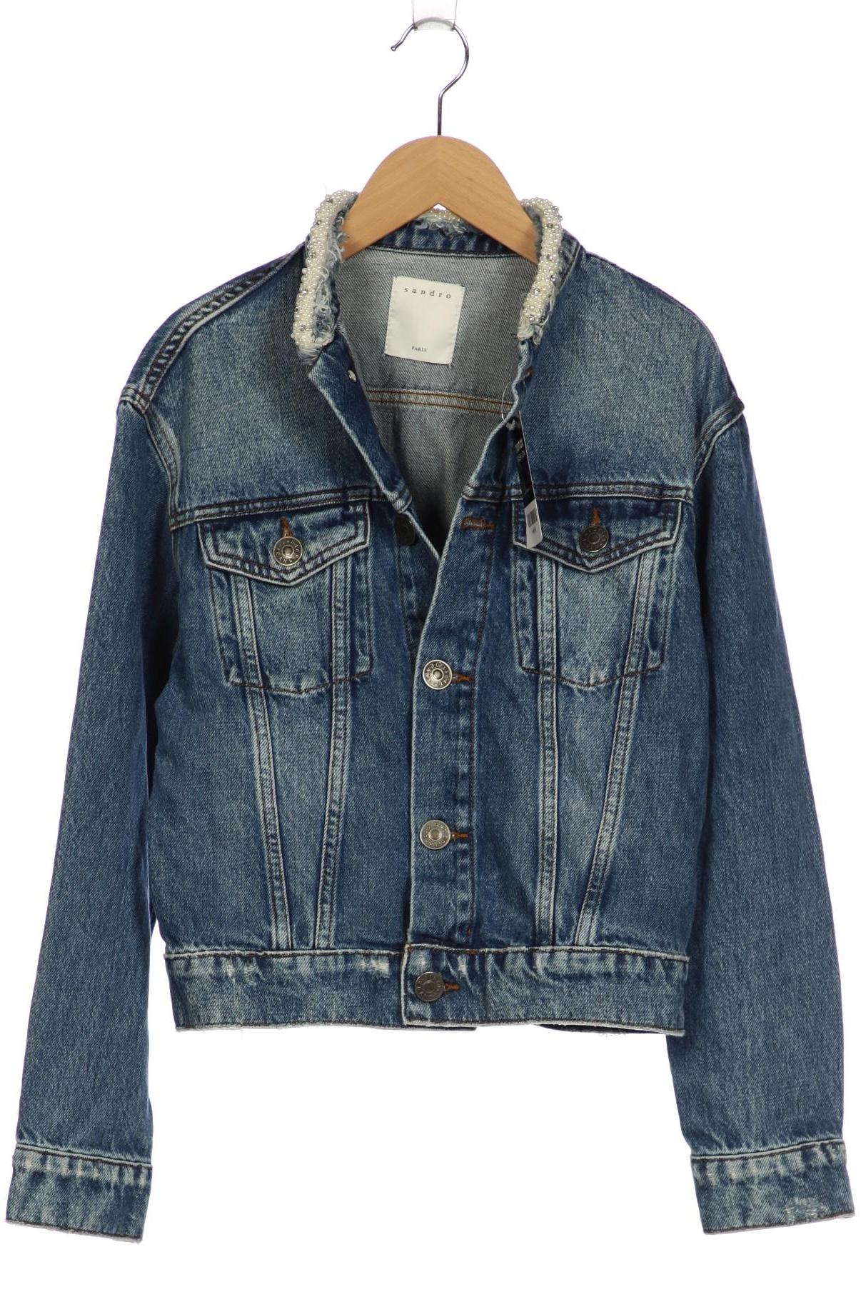 

Sandro Damen Jacke, marineblau, Gr. 38
