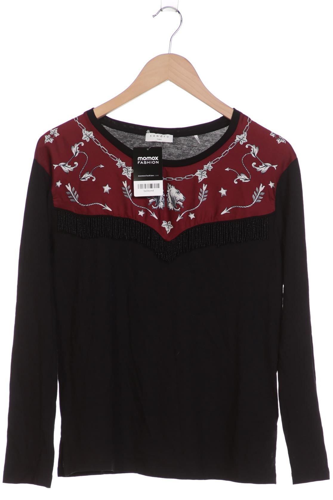 

Sandro Damen Langarmshirt, schwarz, Gr. 38