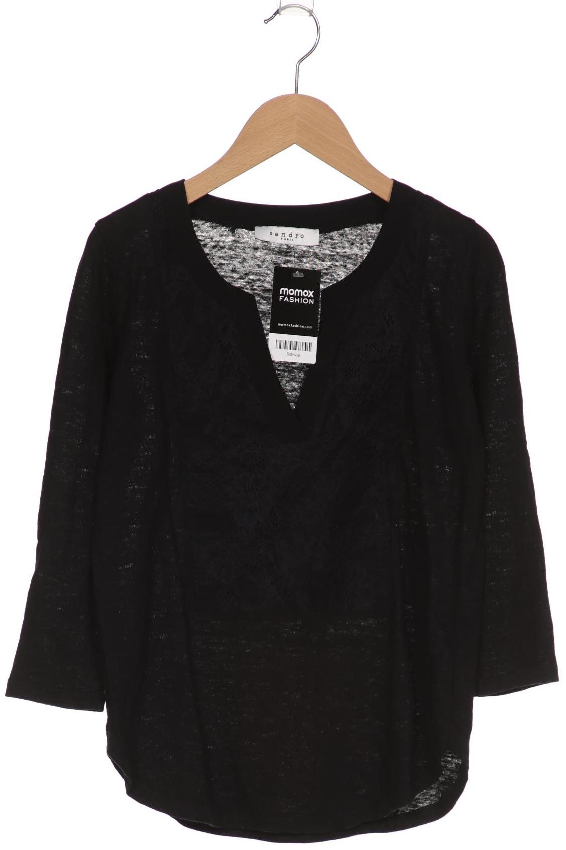 

Sandro Damen Langarmshirt, schwarz