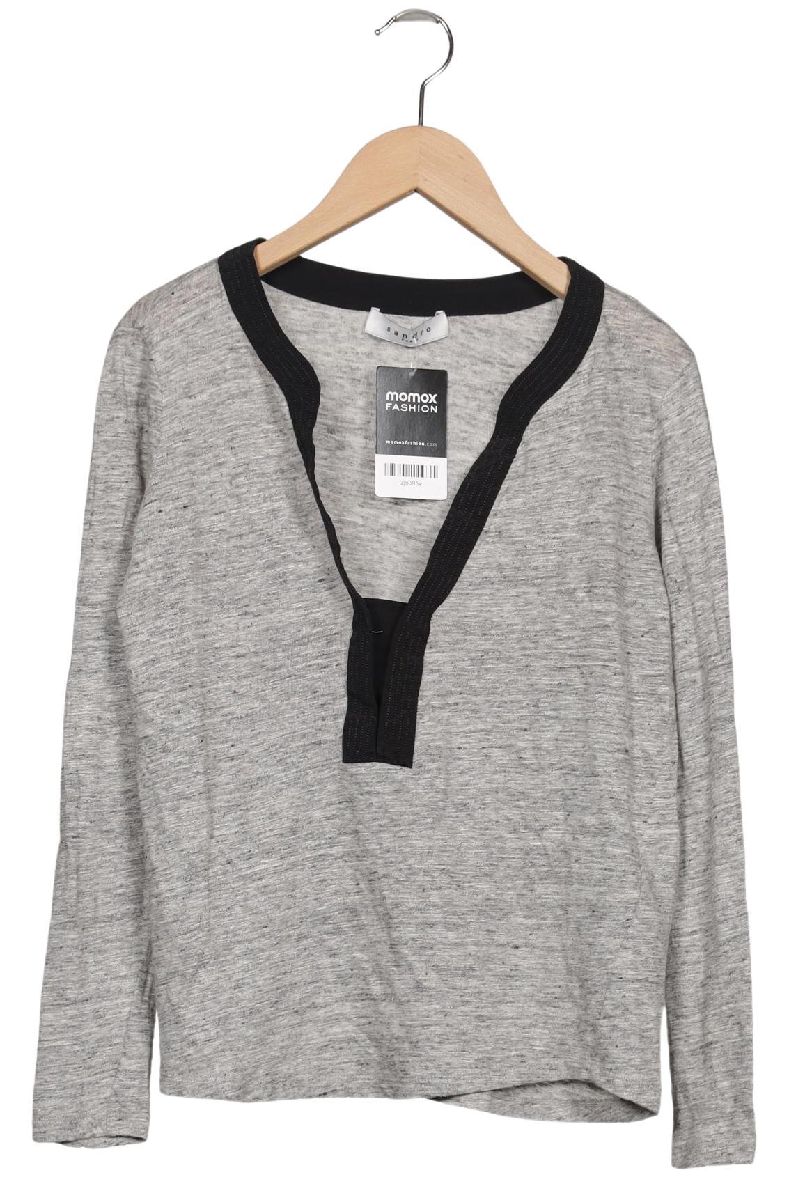 

Sandro Damen Langarmshirt, grau, Gr. 36