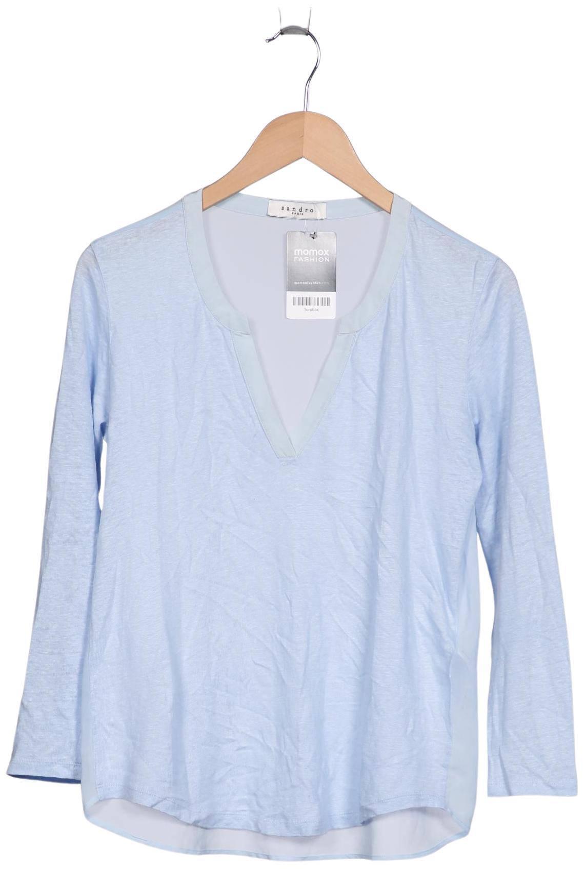 

Sandro Damen Langarmshirt, hellblau, Gr. 48