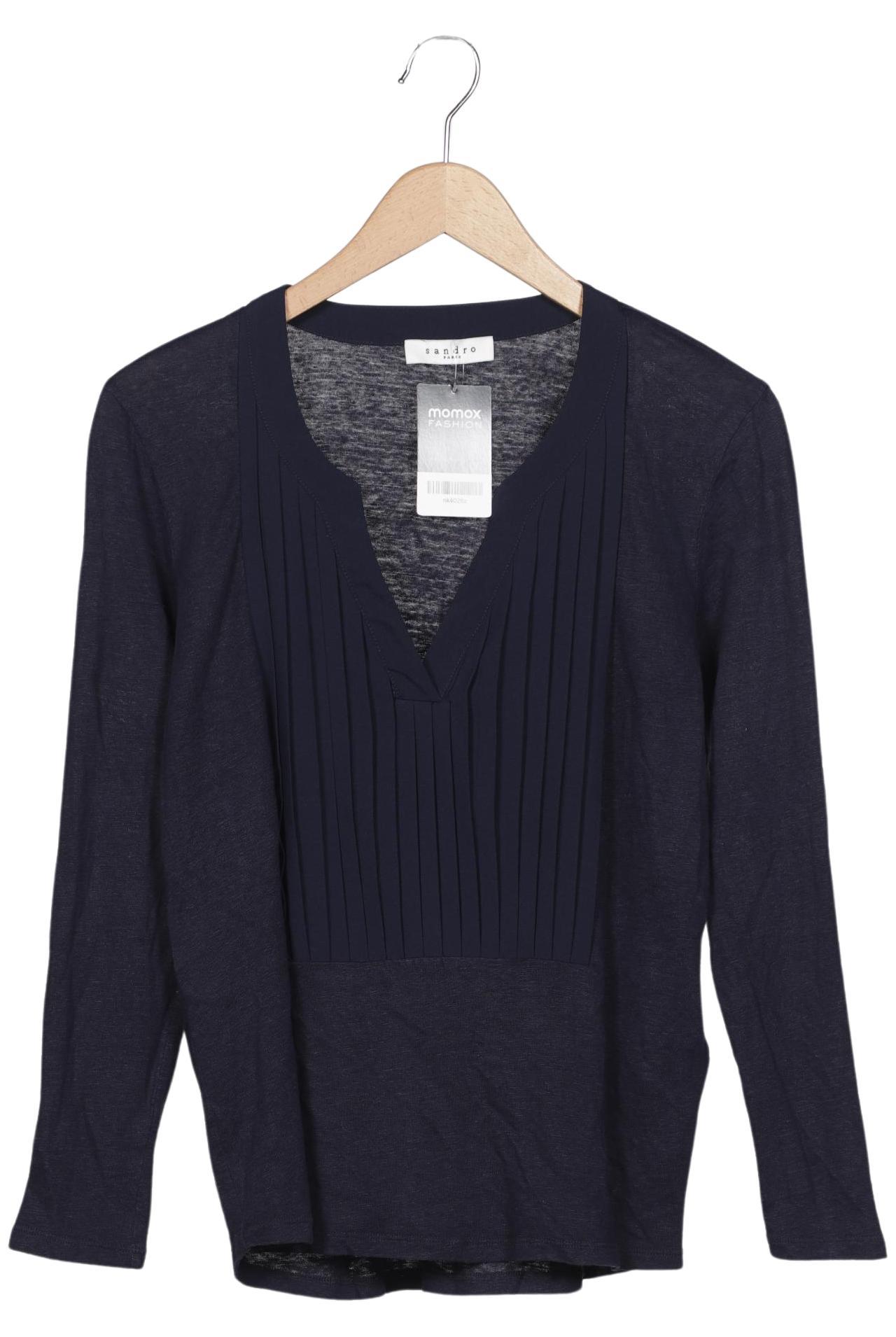 

Sandro Damen Langarmshirt, marineblau, Gr. 40