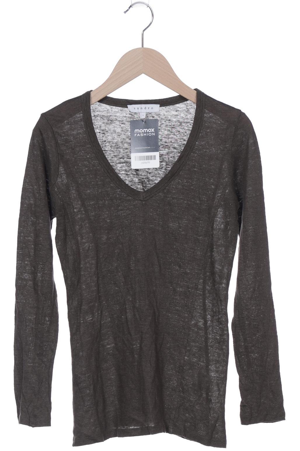 

Sandro Damen Langarmshirt, grün, Gr. 36