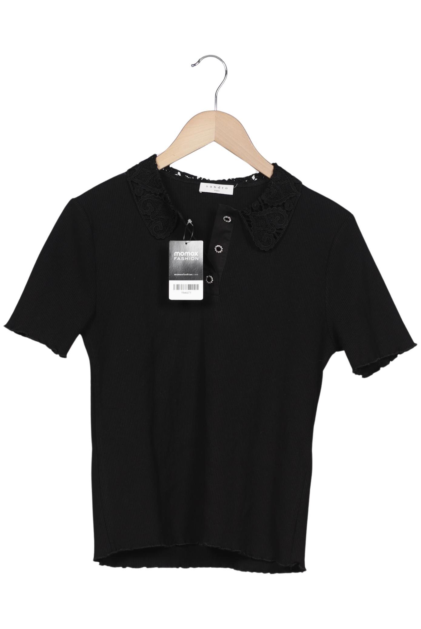 

Sandro Damen Poloshirt, schwarz, Gr. 40