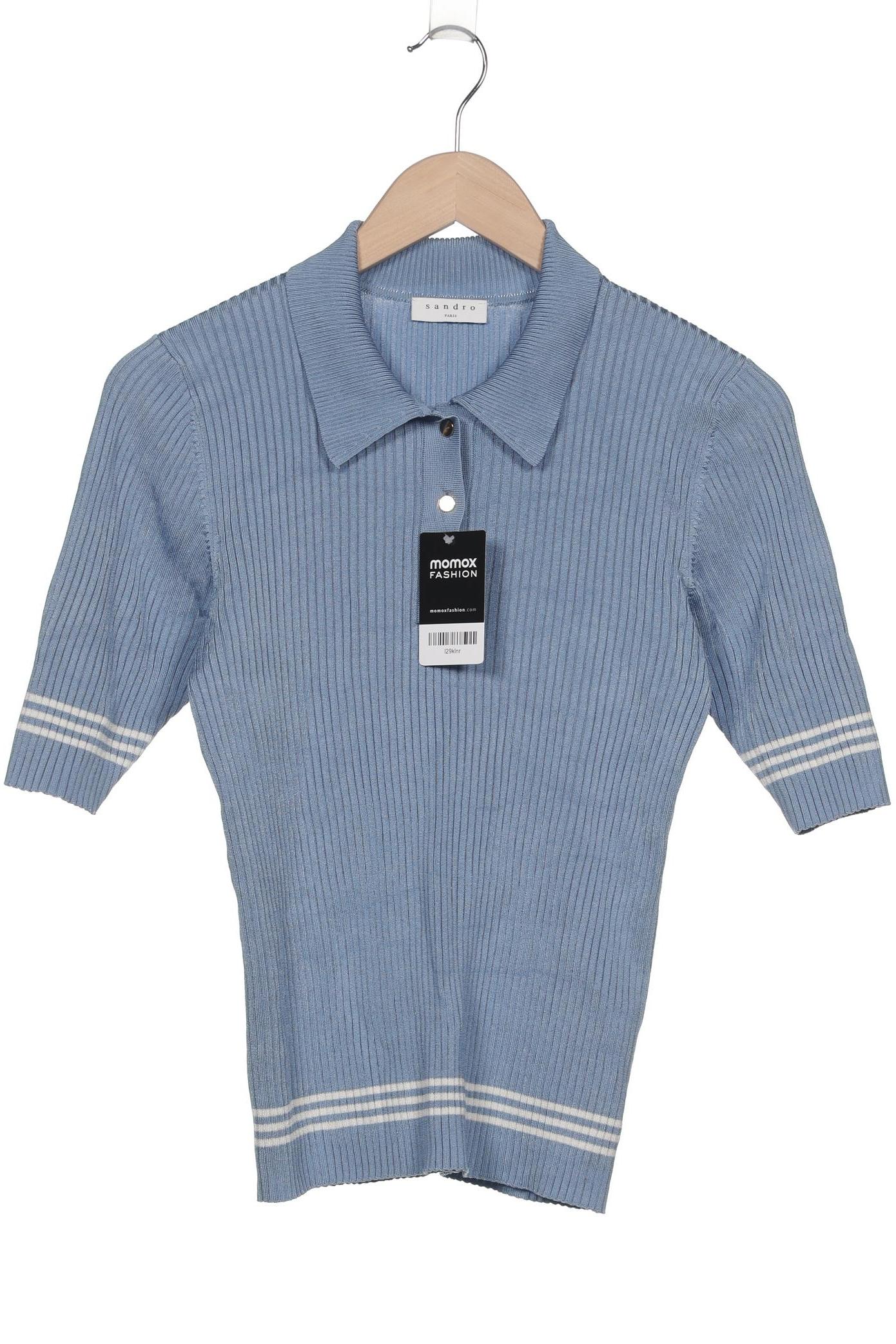 

Sandro Damen Poloshirt, hellblau, Gr. 40
