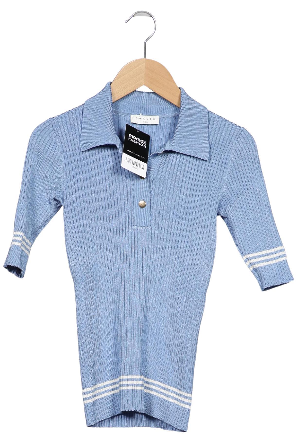 

Sandro Damen Poloshirt, hellblau, Gr. 34
