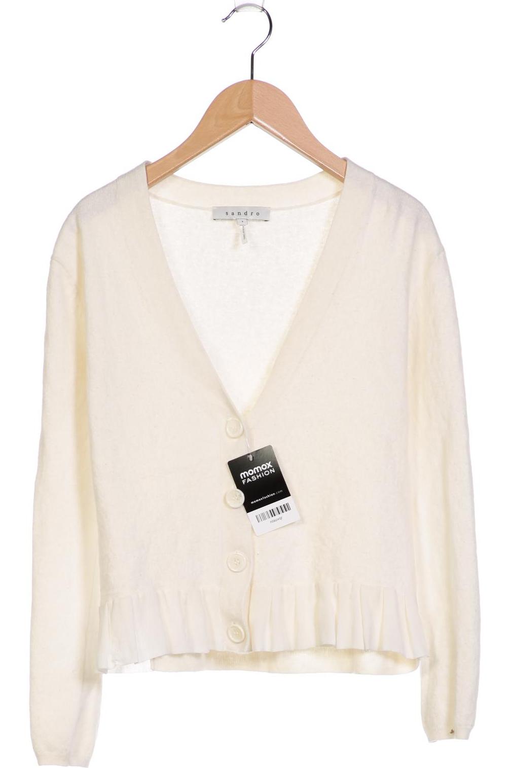 

Sandro Damen Strickjacke, weiß, Gr. 36