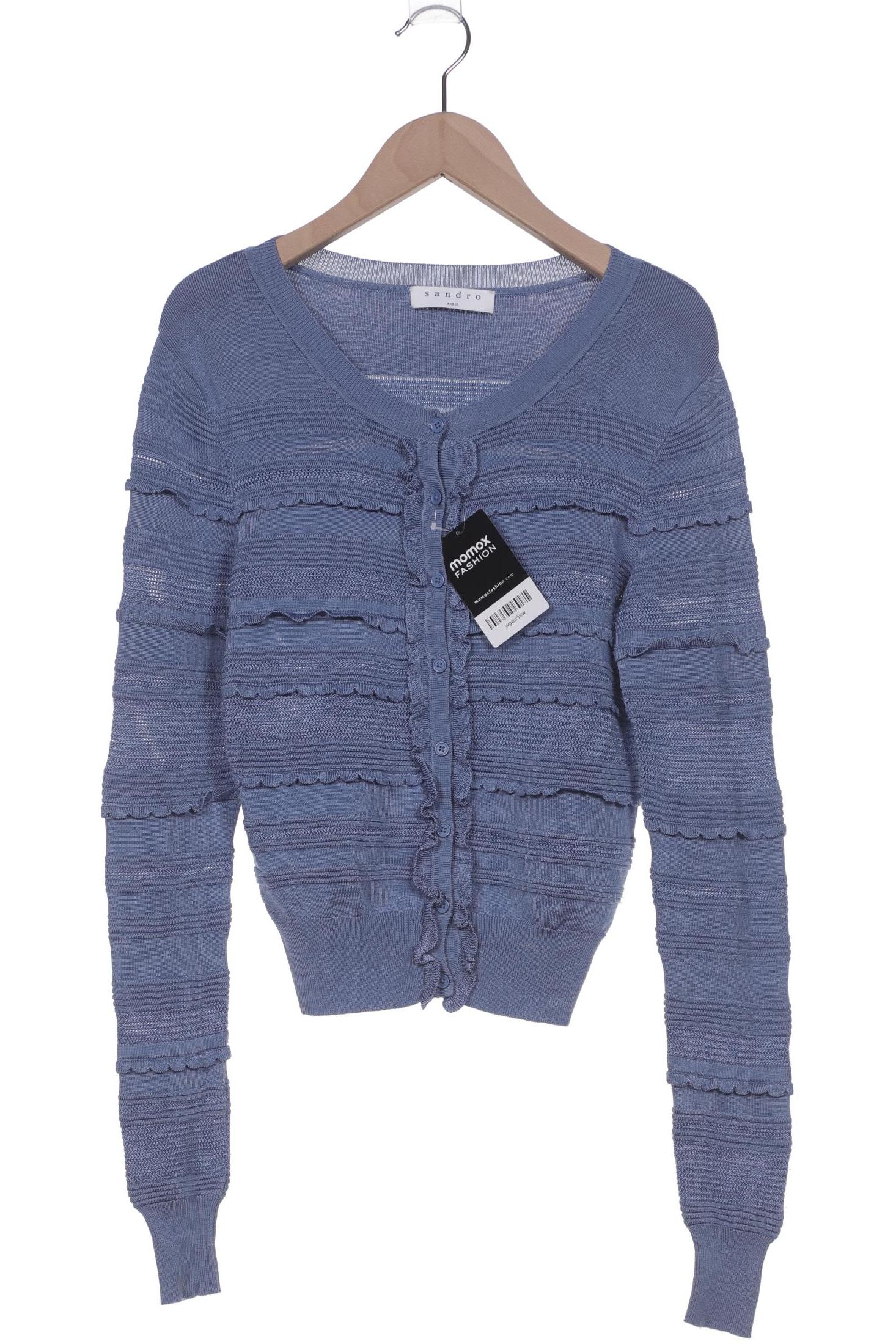 

Sandro Damen Strickjacke, blau, Gr. 36