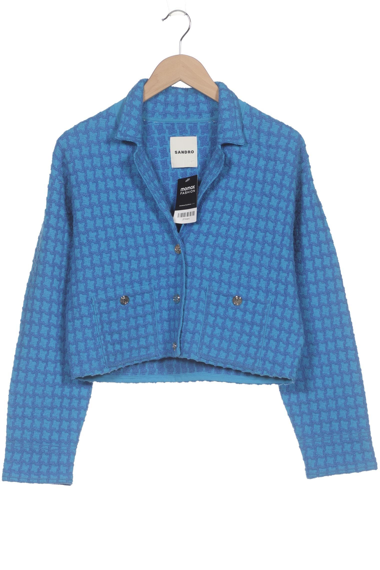 

Sandro Damen Strickjacke, blau, Gr. 44