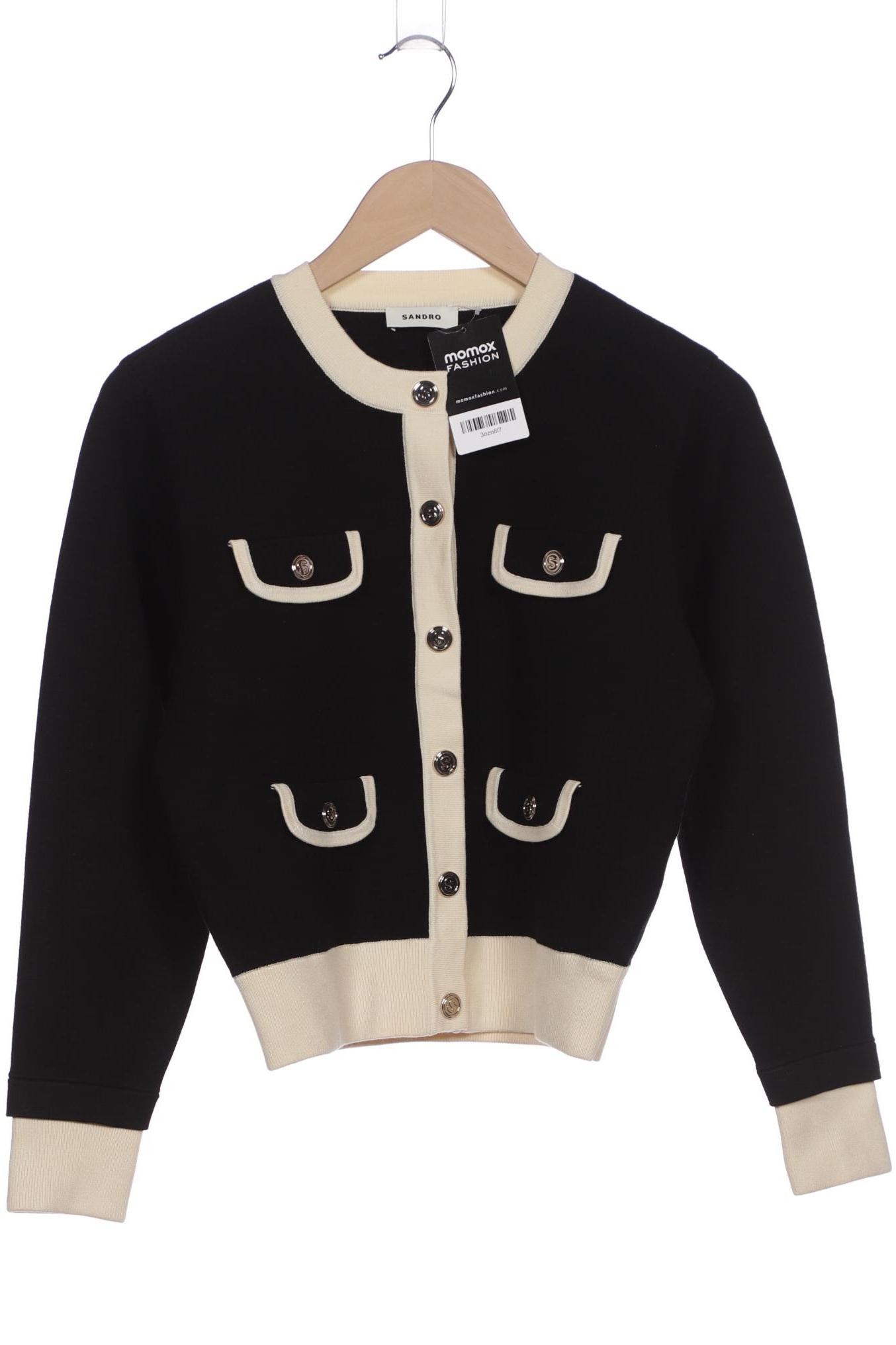 

Sandro Damen Strickjacke, schwarz, Gr. 34