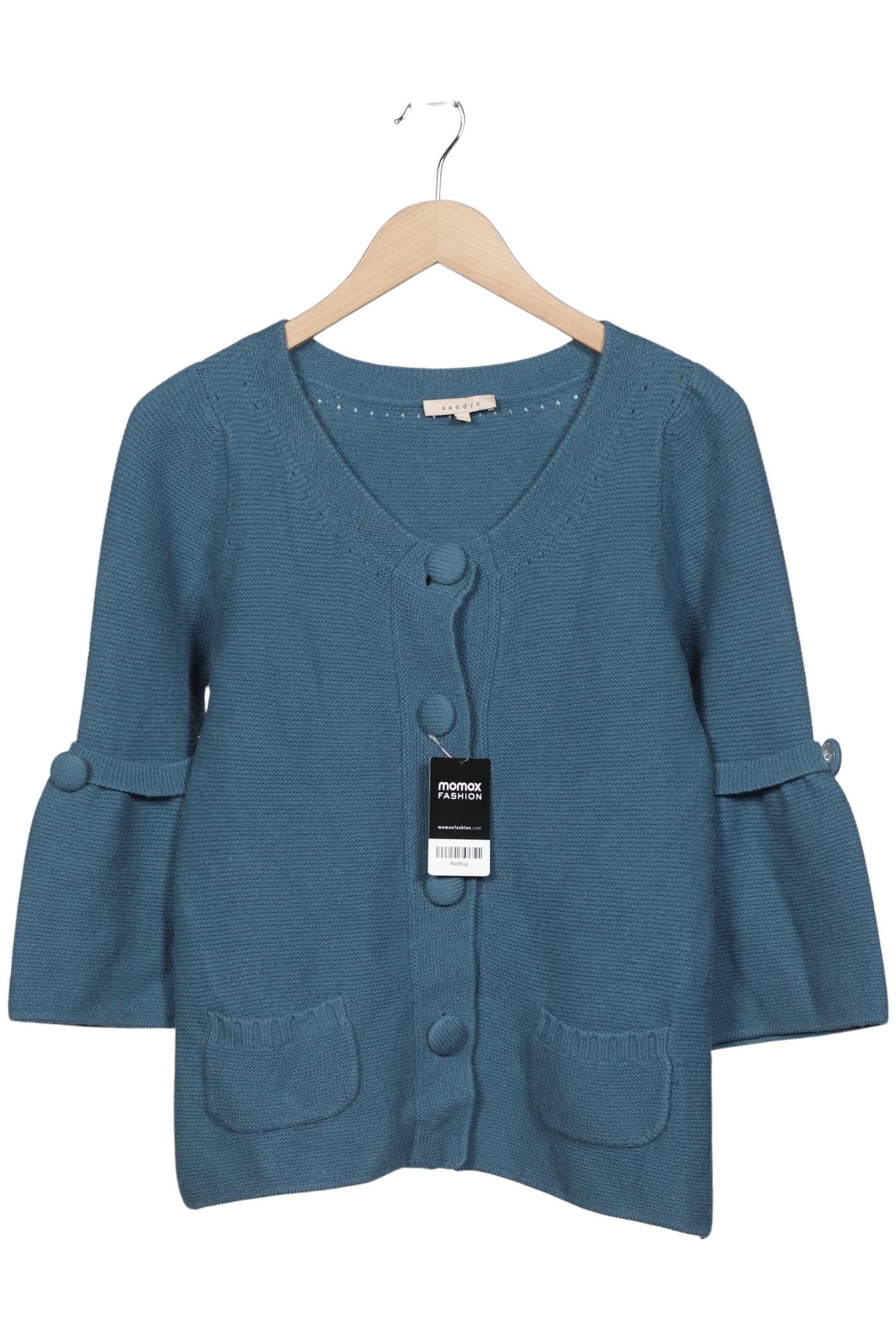 

Sandro Damen Strickjacke, blau, Gr. 38