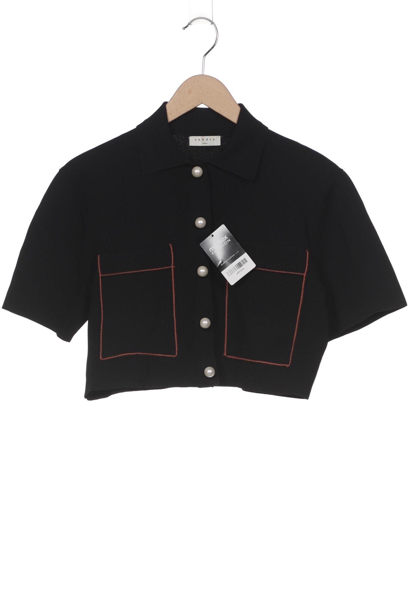 

Sandro Damen Strickjacke, schwarz, Gr. 36