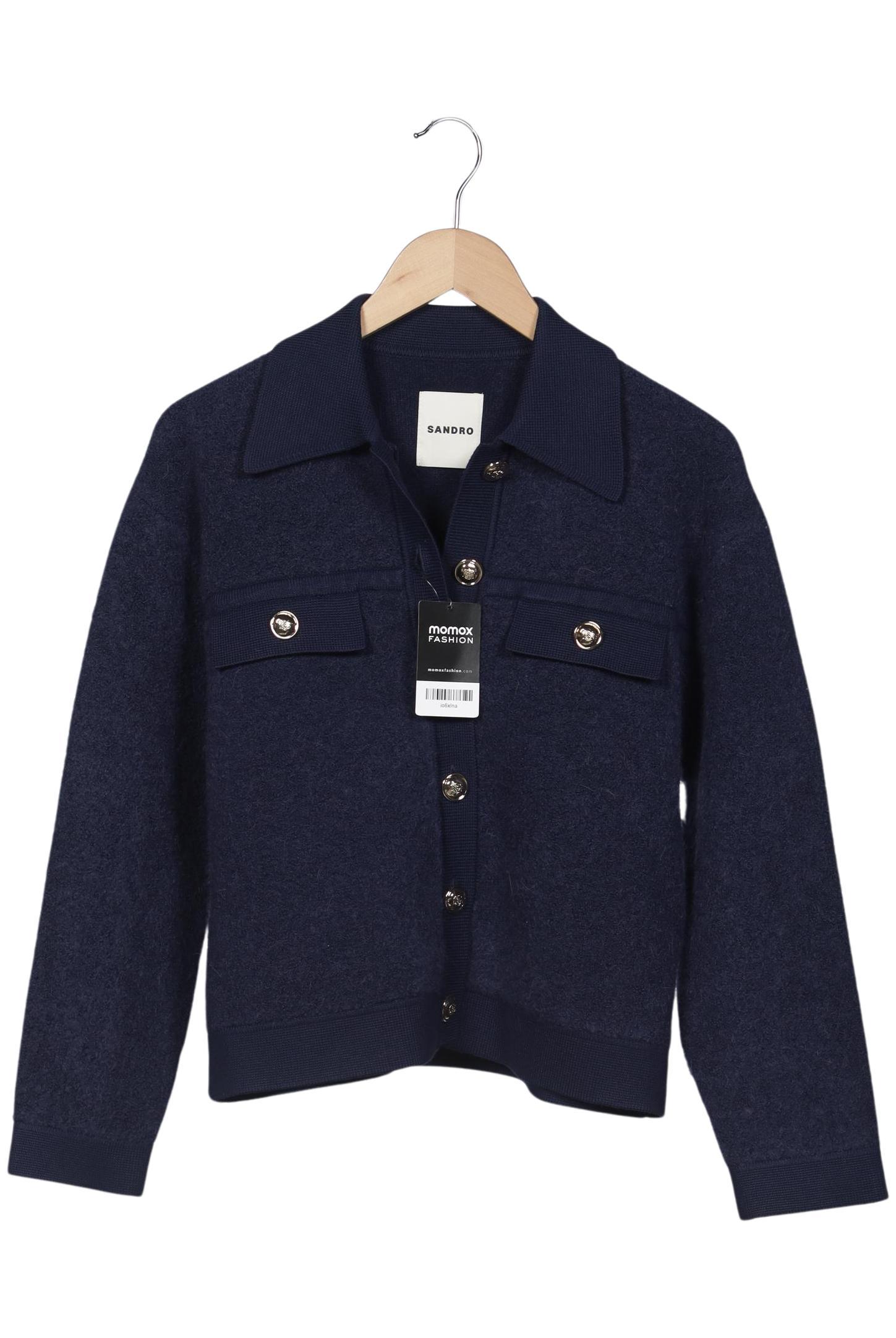 

Sandro Damen Strickjacke, marineblau, Gr. 40