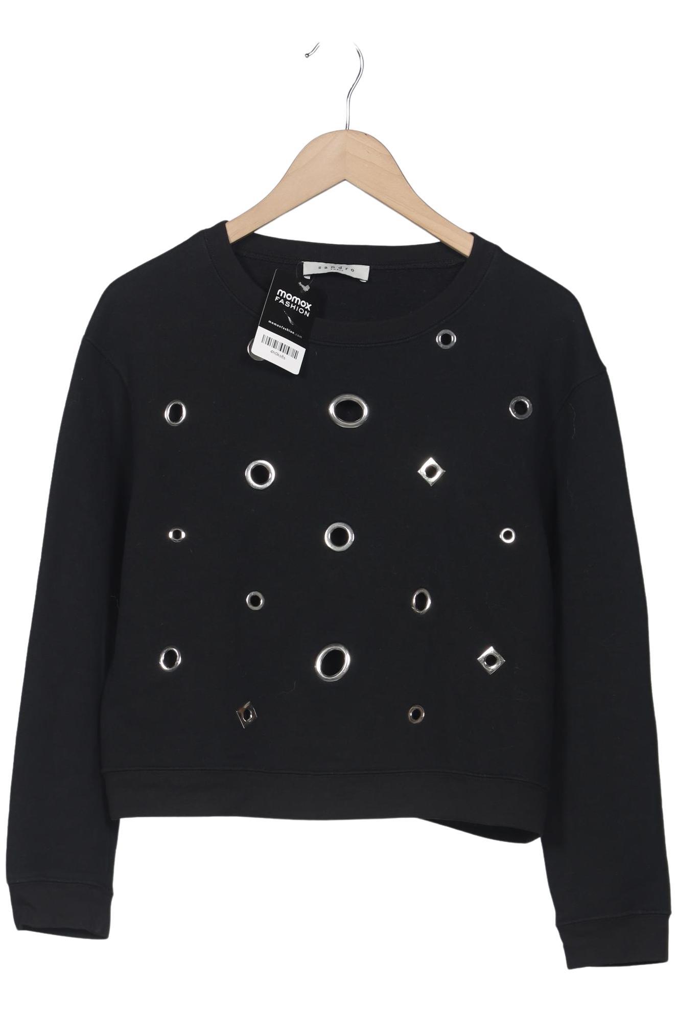 

Sandro Damen Sweatshirt, schwarz, Gr. 38