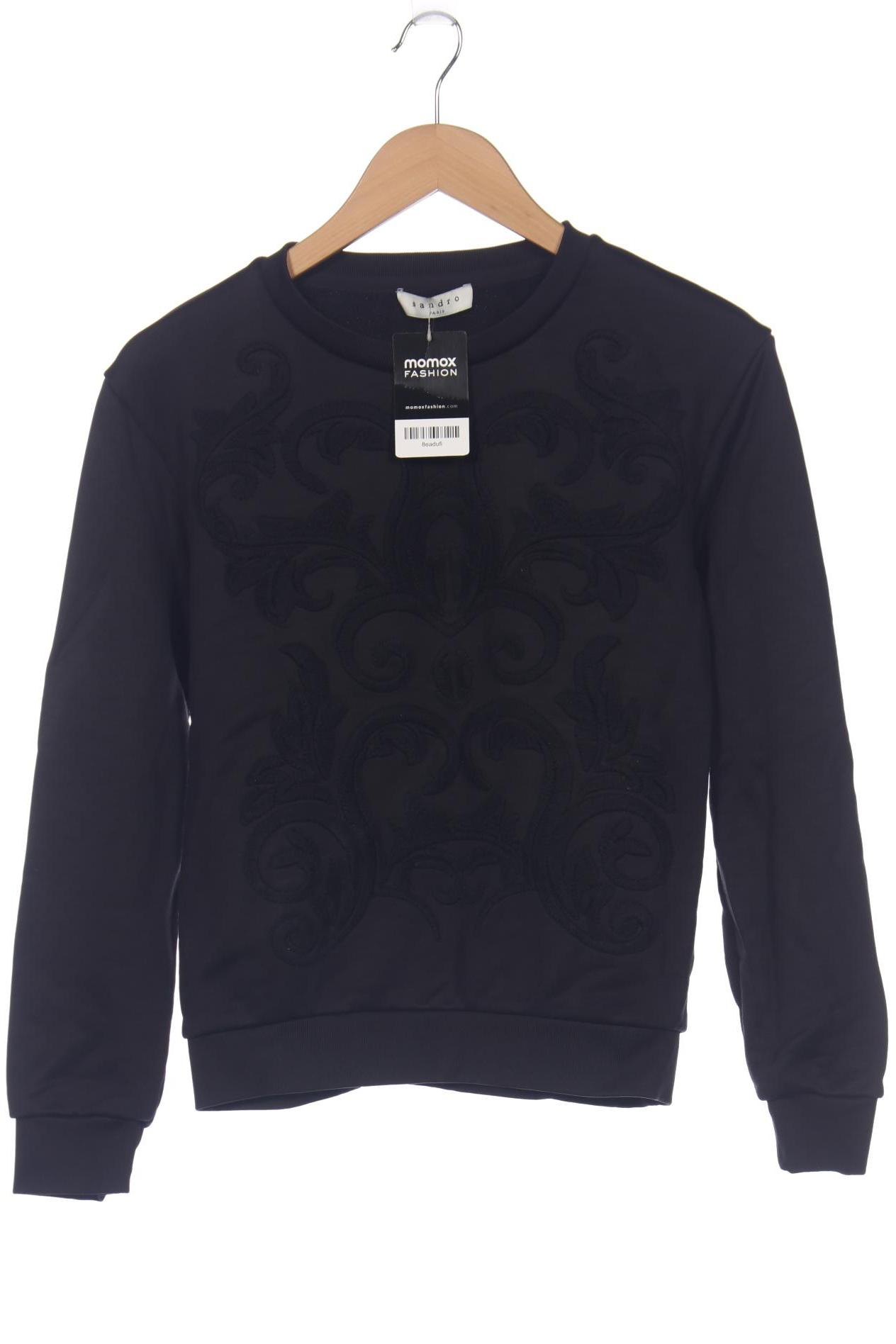 

Sandro Damen Sweatshirt, schwarz, Gr. 36