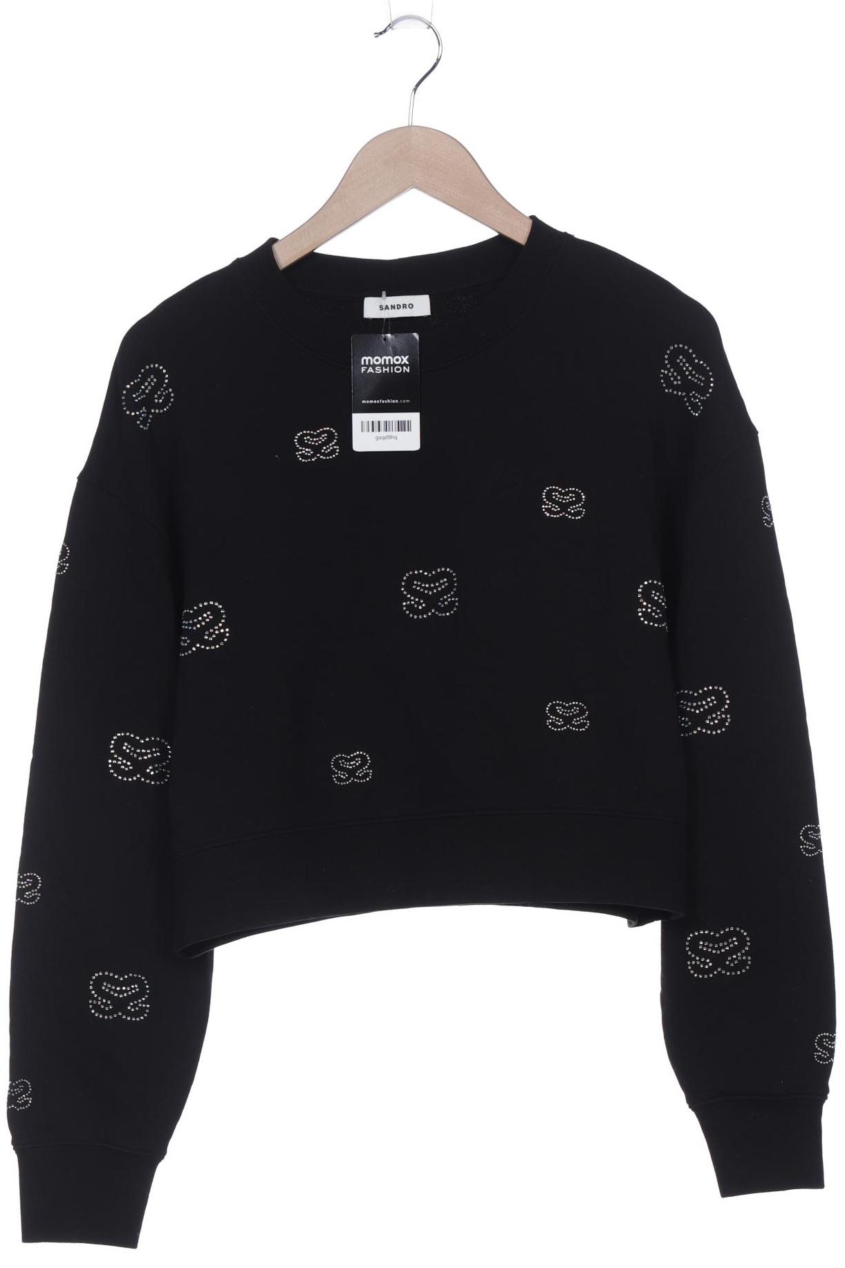 

Sandro Damen Sweatshirt, schwarz, Gr. 38
