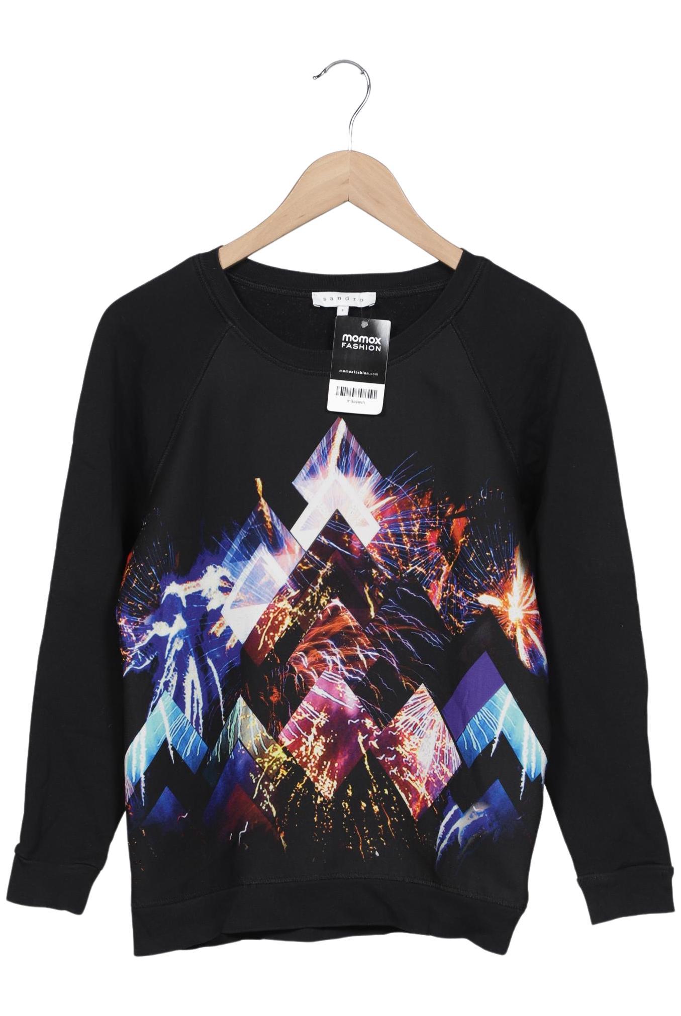 

Sandro Damen Sweatshirt, schwarz, Gr. 36