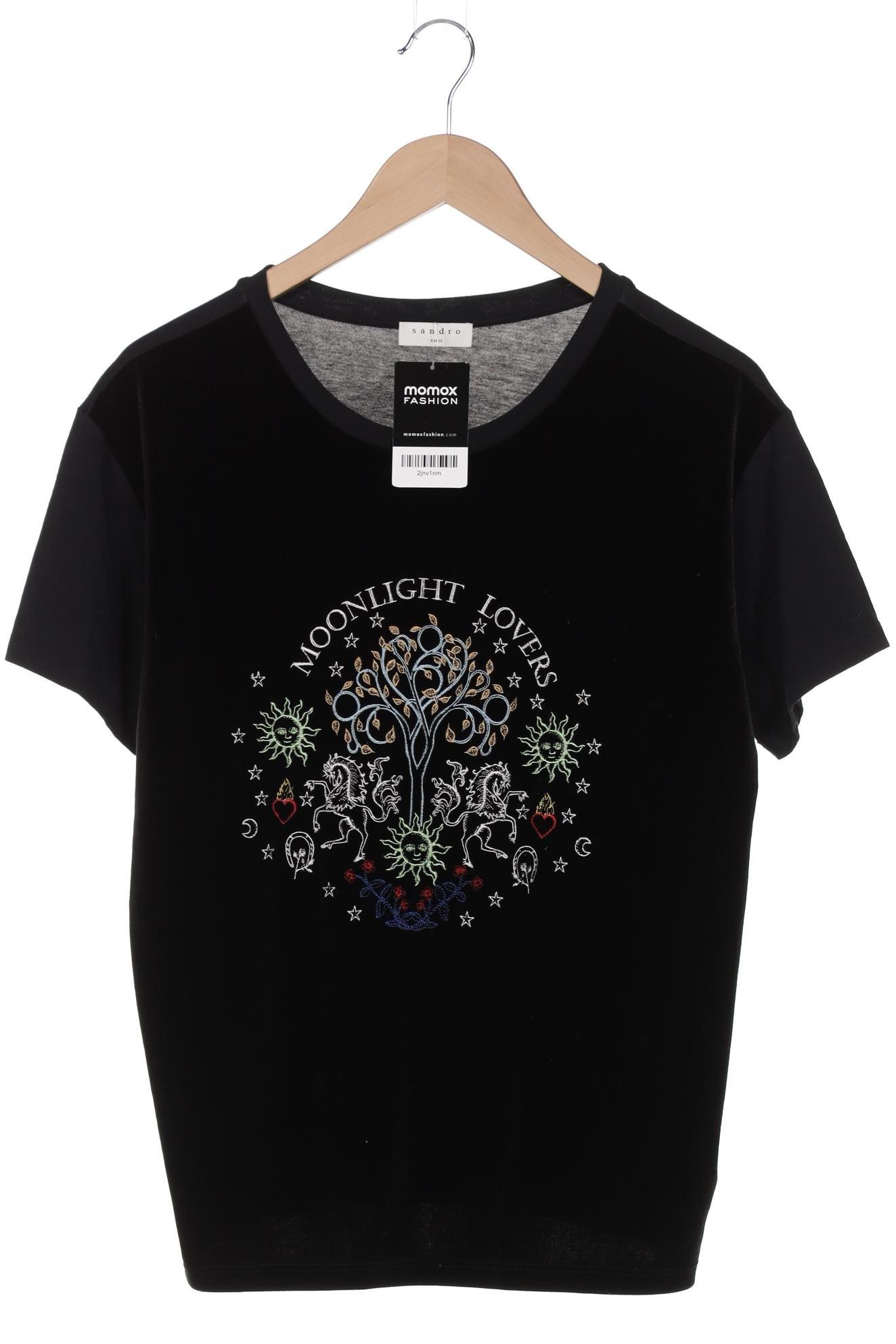 

Sandro Damen T-Shirt, schwarz, Gr. 38
