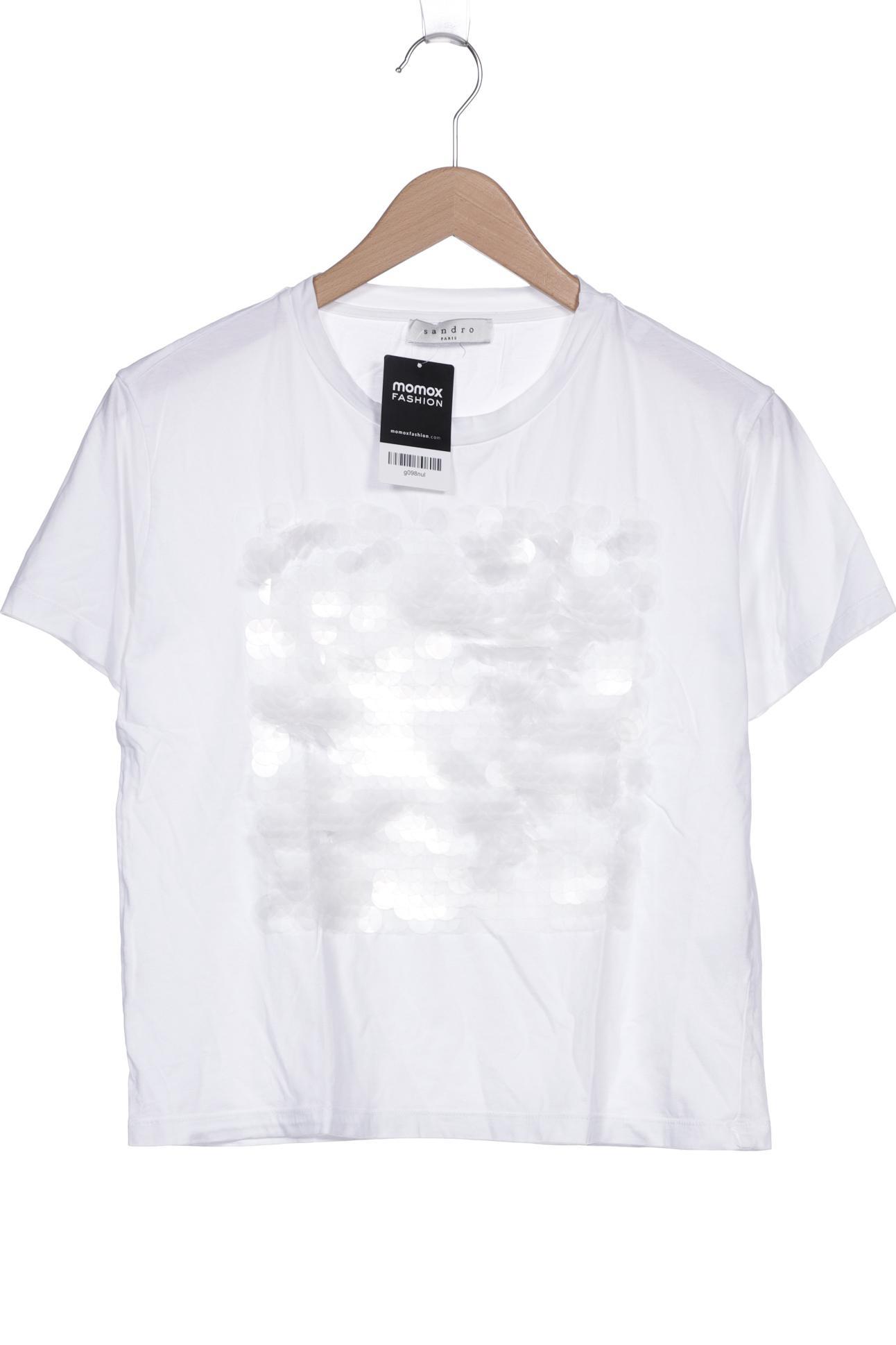 

Sandro Damen T-Shirt, weiß, Gr. 38