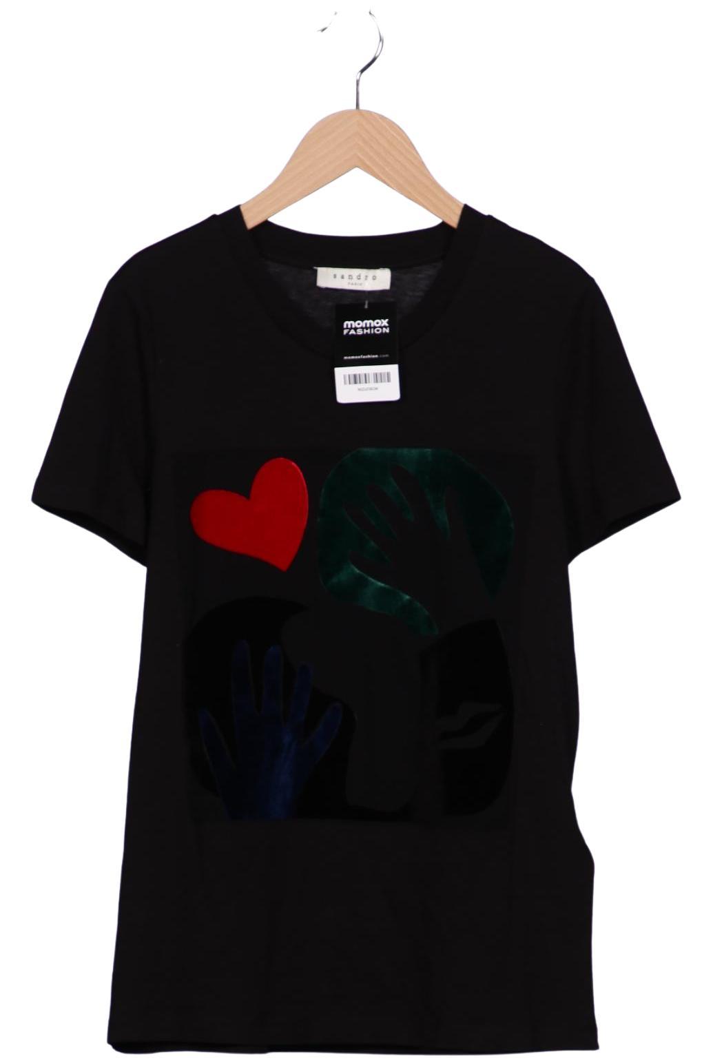 

Sandro Damen T-Shirt, schwarz, Gr. 36