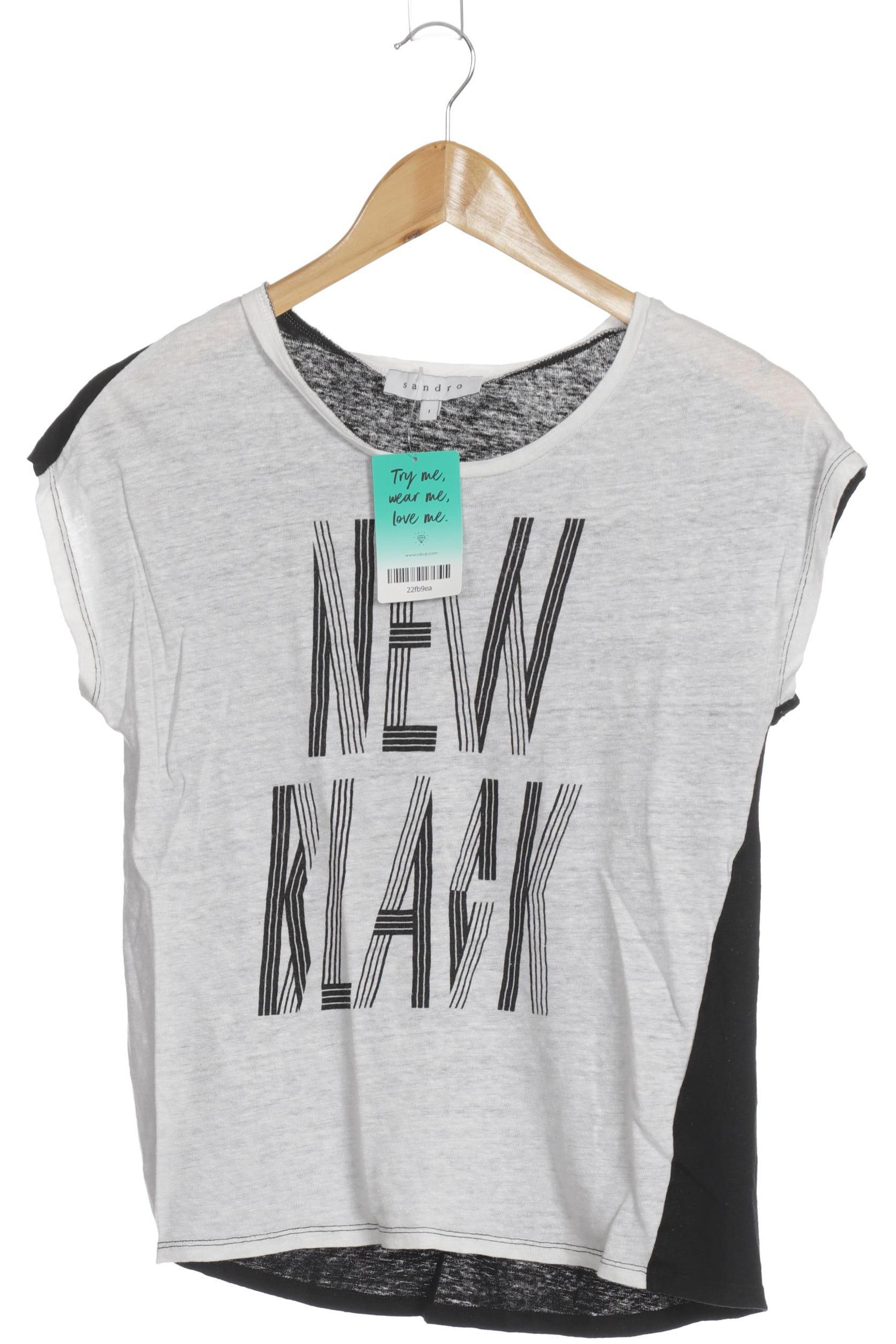 

Sandro Damen T-Shirt, schwarz, Gr.