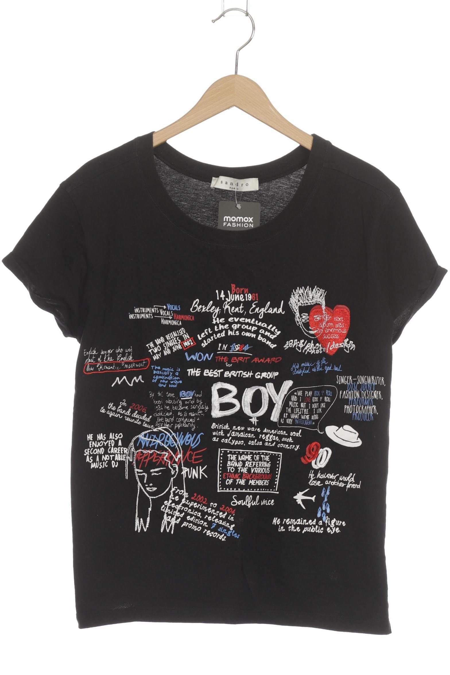 

Sandro Damen T-Shirt, schwarz, Gr.