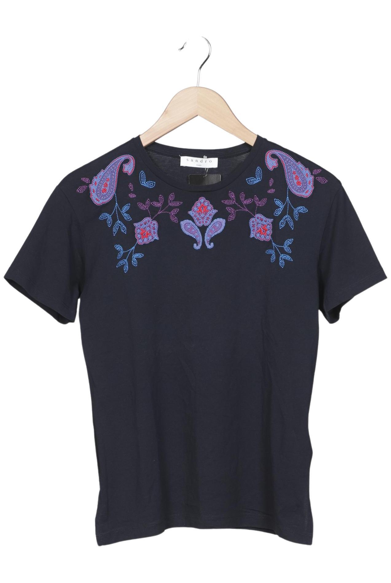 

Sandro Damen T-Shirt, marineblau, Gr. 38