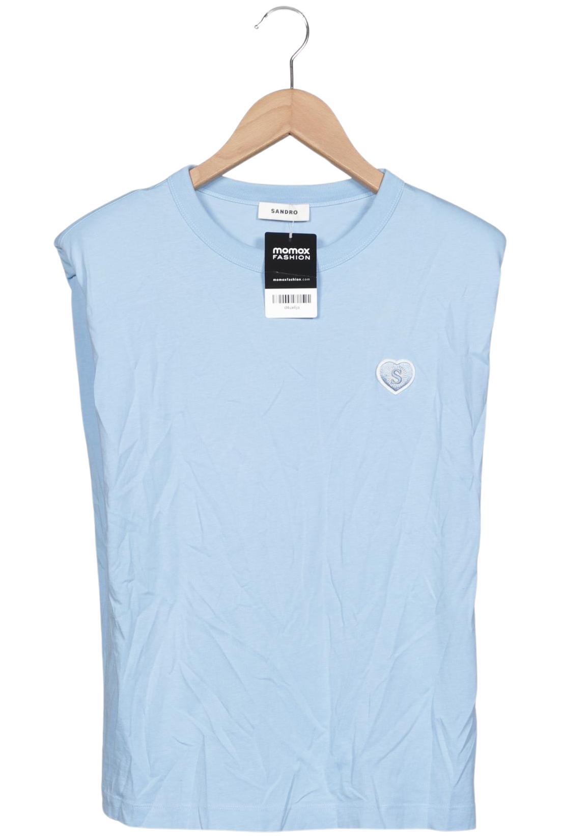 

Sandro Damen T-Shirt, hellblau, Gr. 38