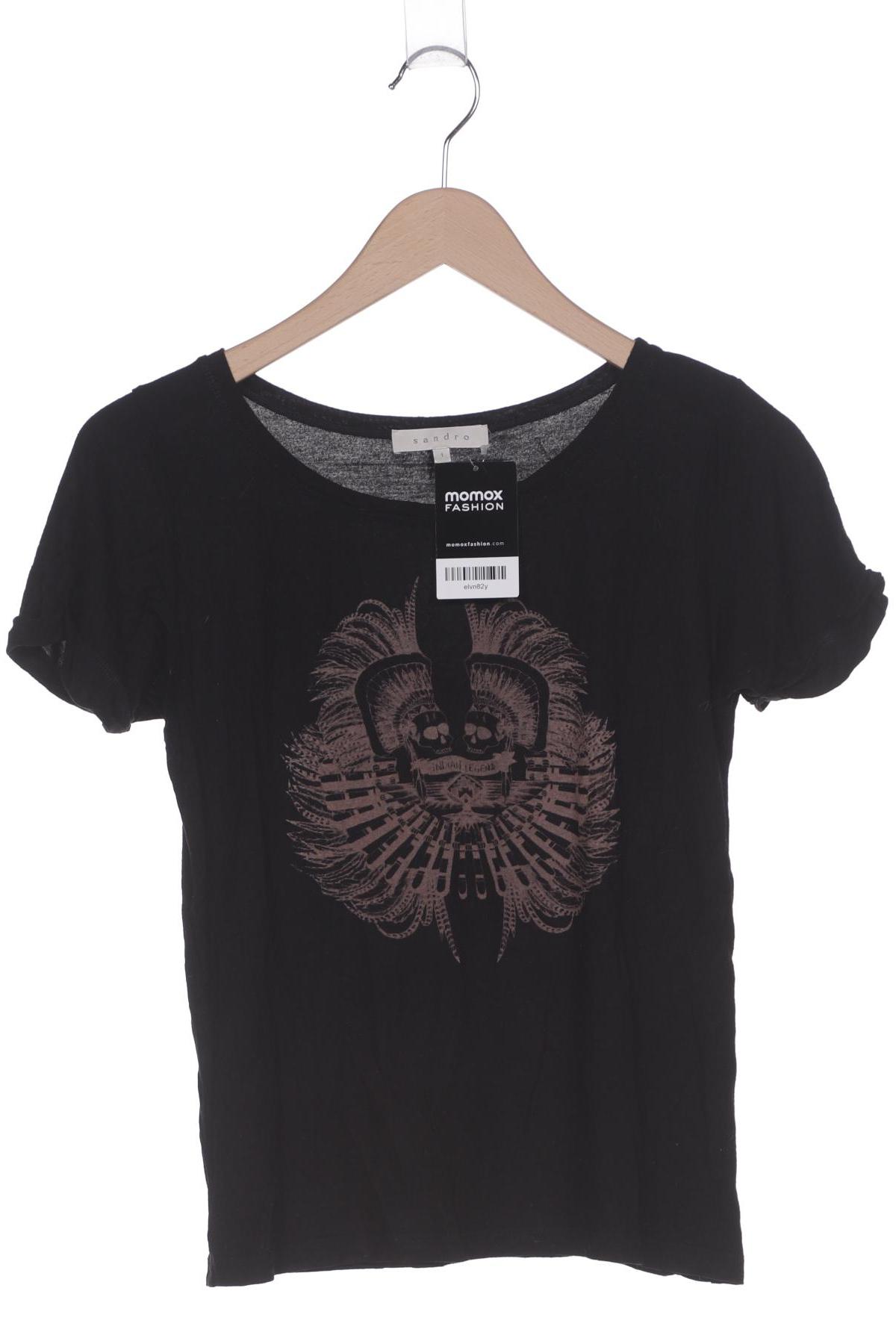 

Sandro Damen T-Shirt, schwarz, Gr. 36