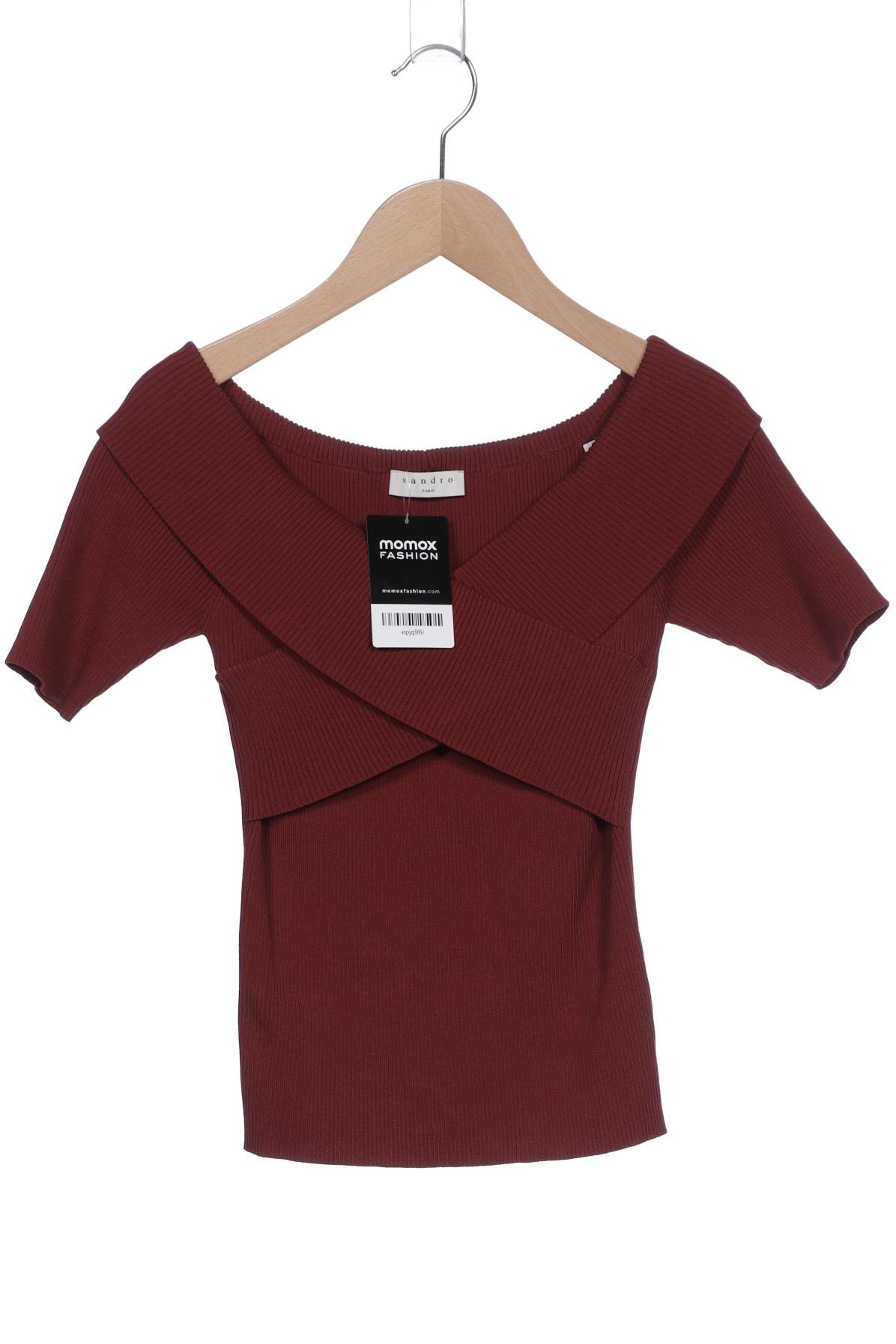 

Sandro Damen T-Shirt, bordeaux