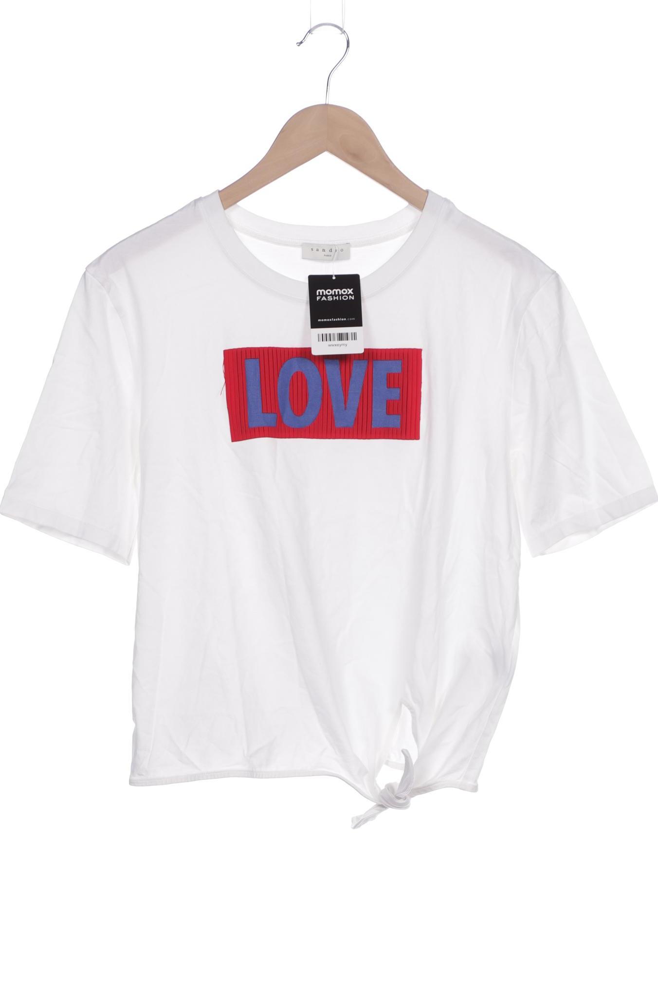 

Sandro Damen T-Shirt, weiß, Gr. 40