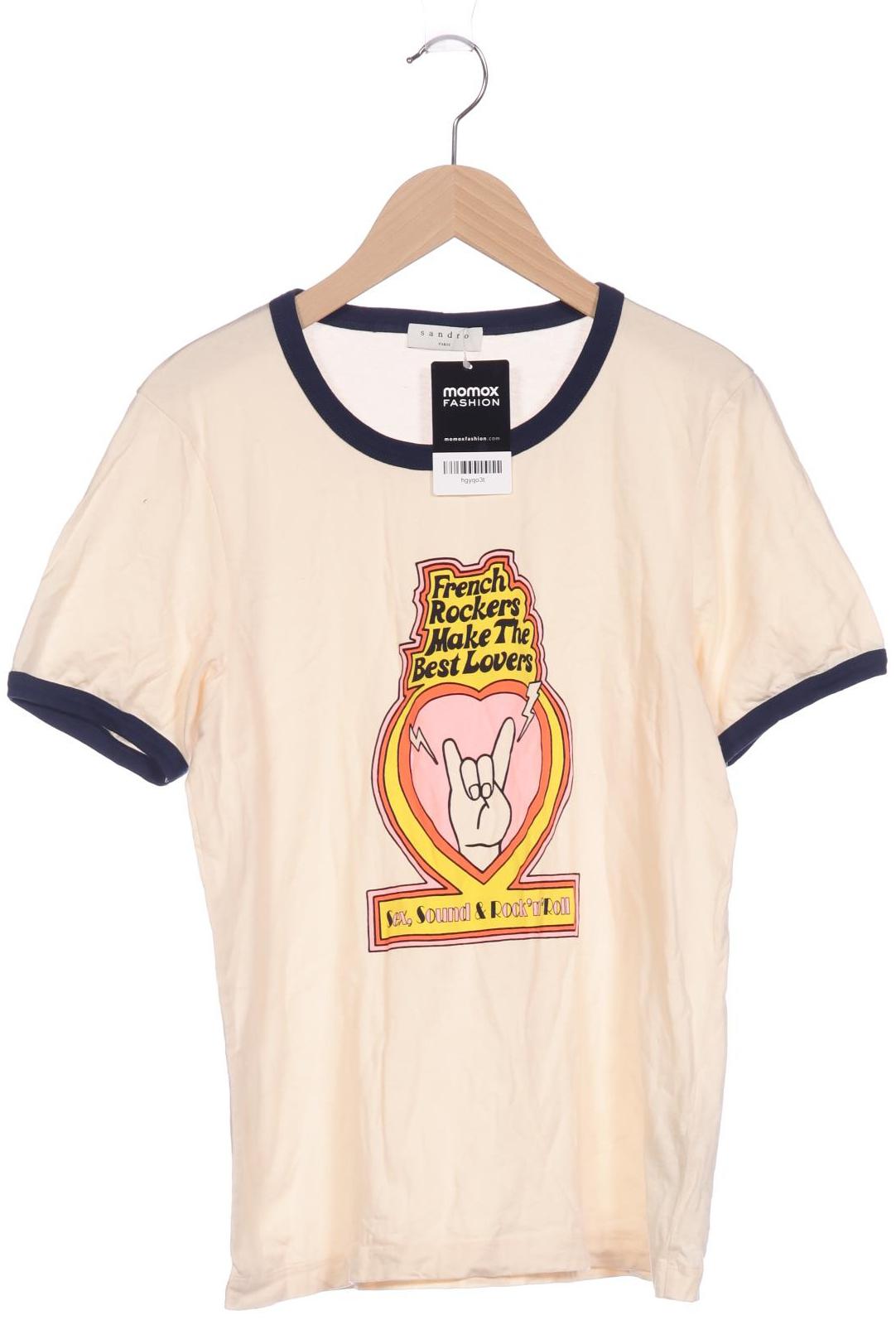 

Sandro Damen T-Shirt, beige, Gr. 38