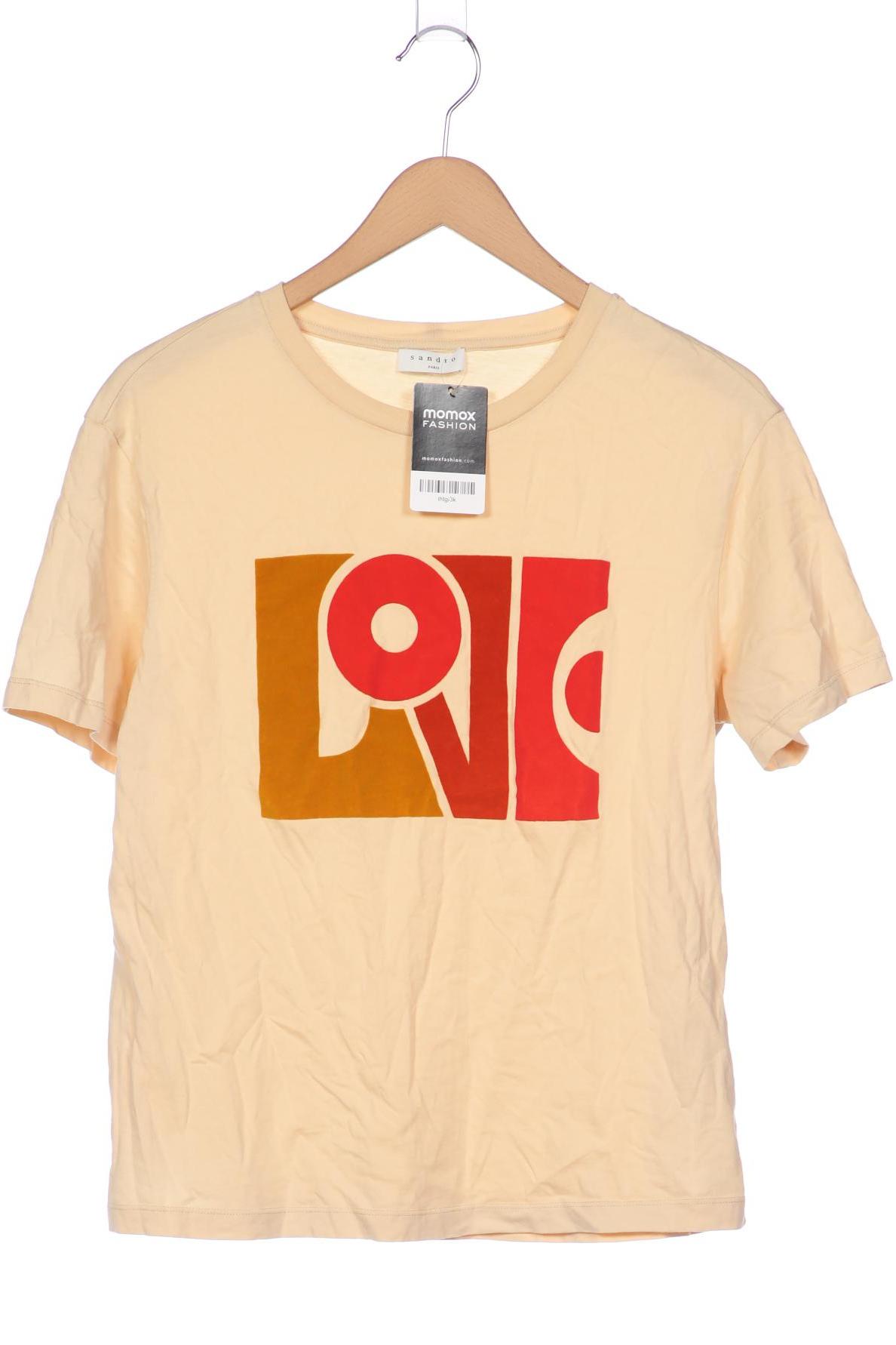 

Sandro Damen T-Shirt, beige, Gr. 38