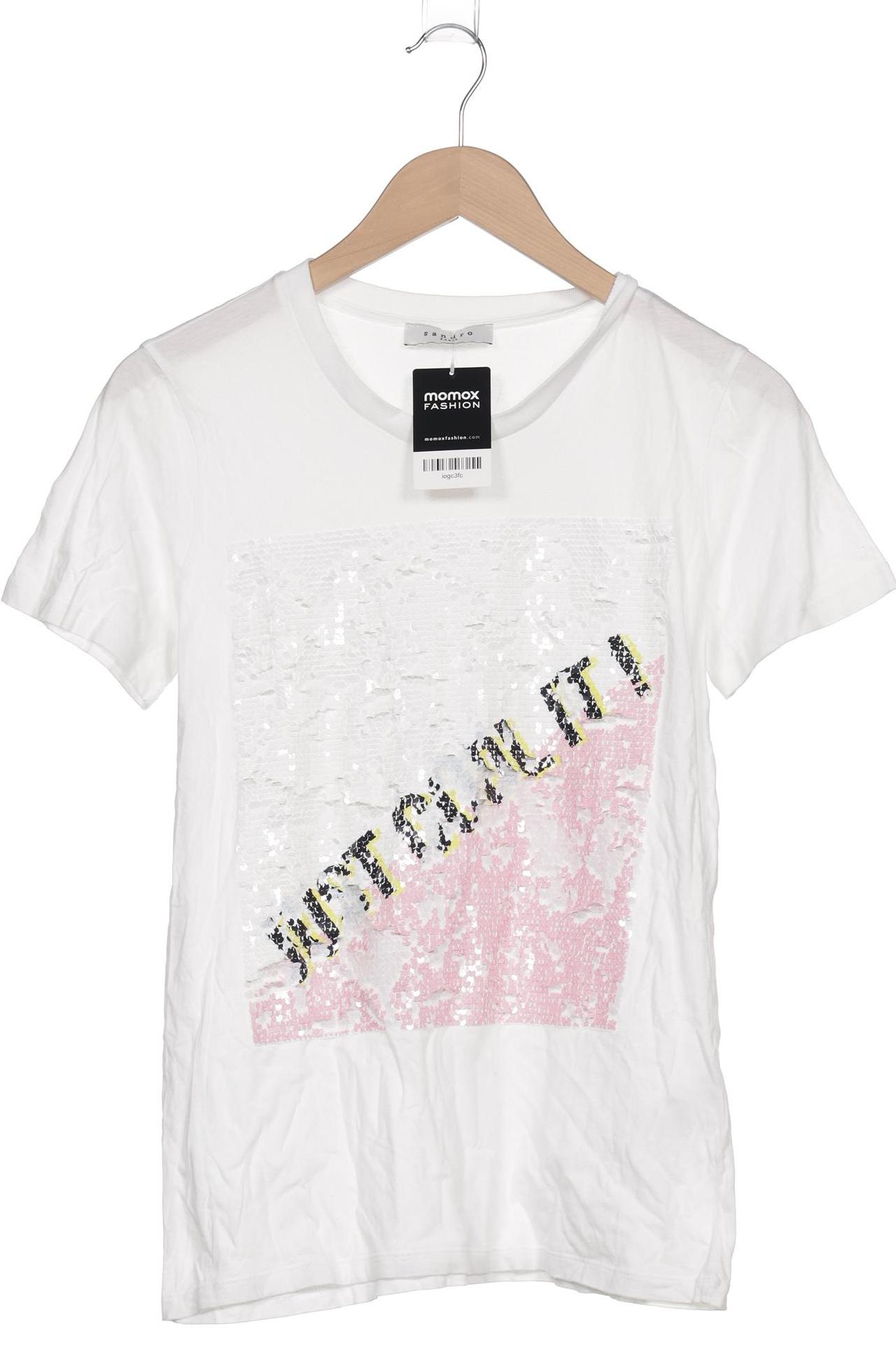 

Sandro Damen T-Shirt, weiß, Gr. 38