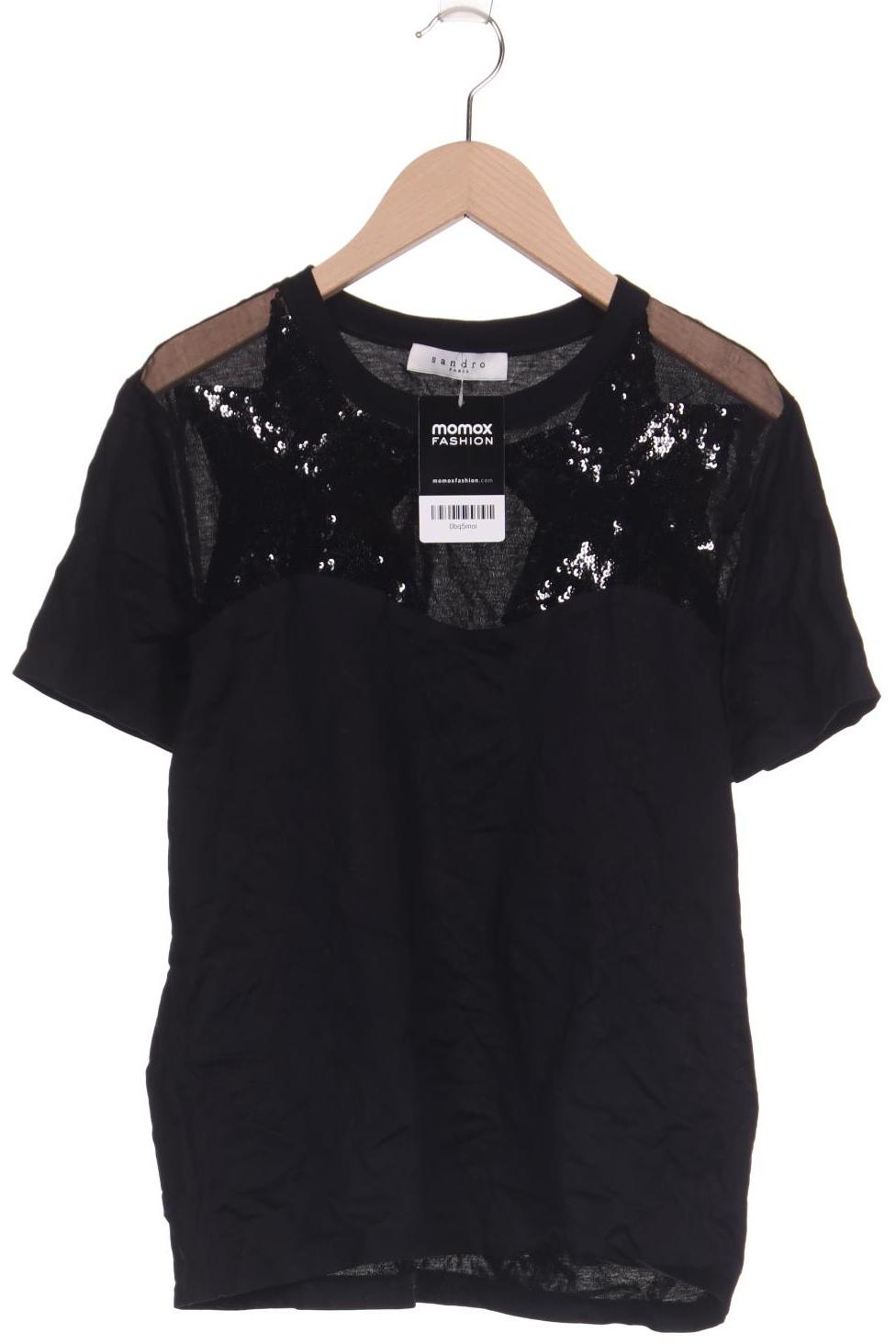 

Sandro Damen T-Shirt, schwarz, Gr. 40