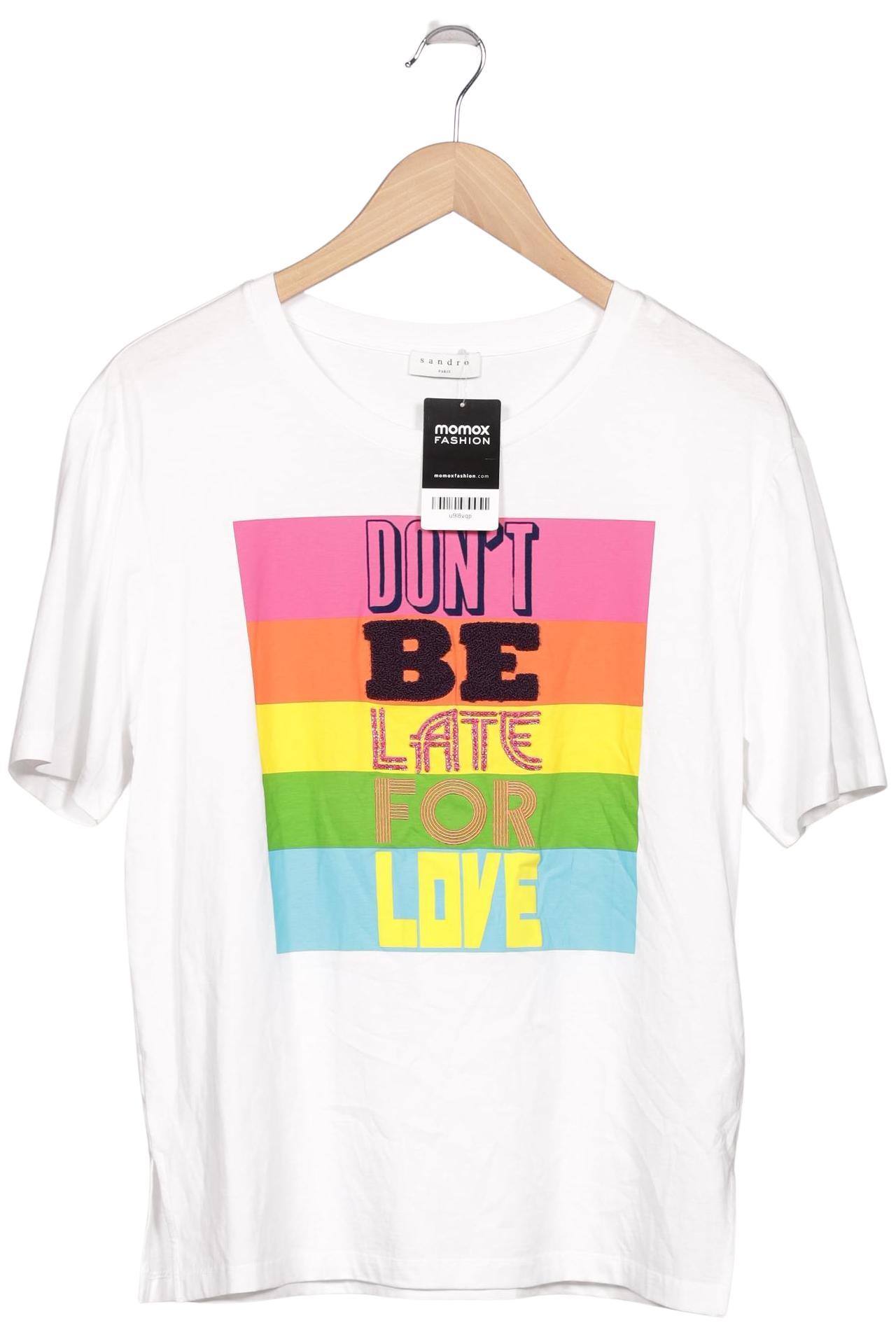 

Sandro Damen T-Shirt, weiß, Gr. 36