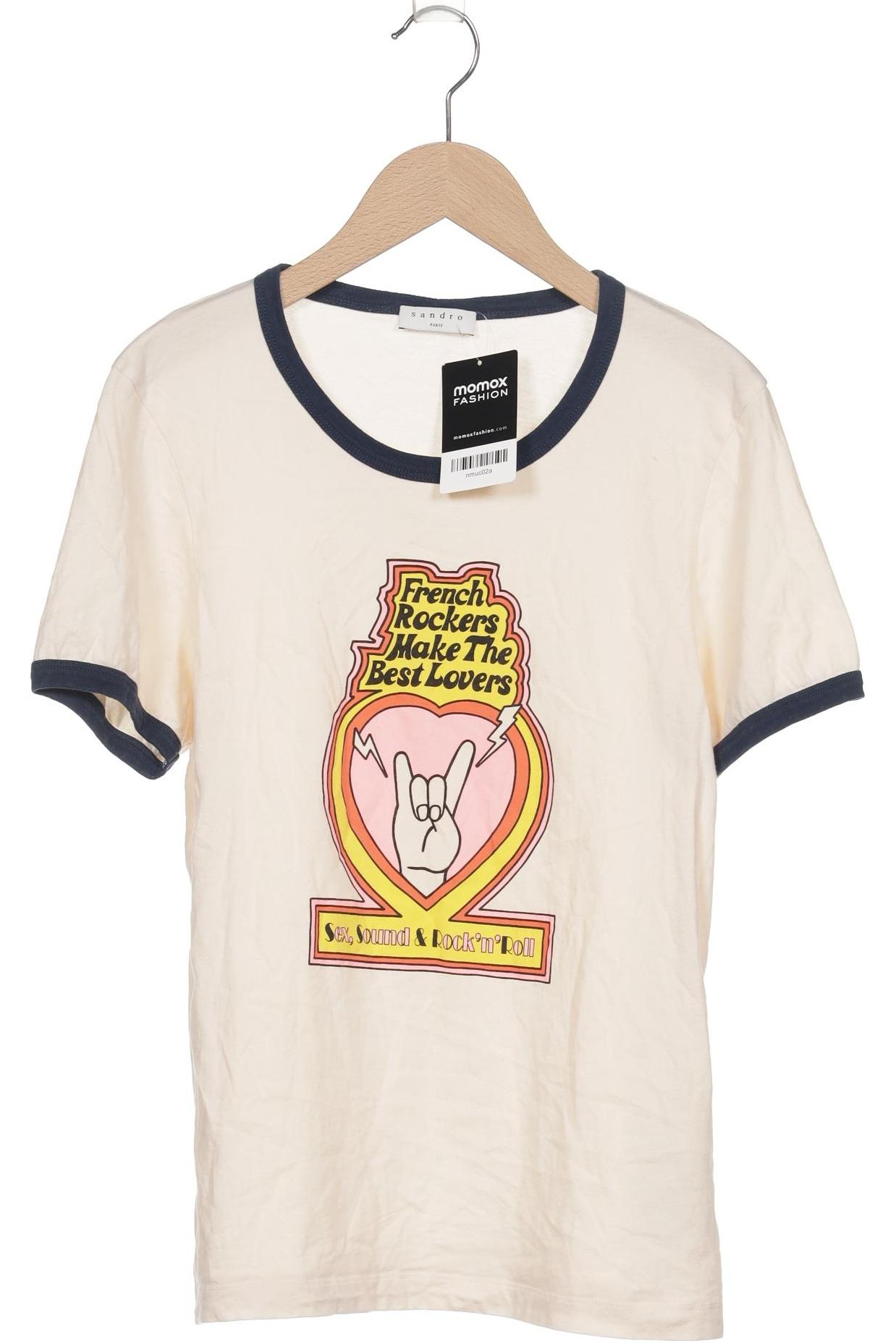

Sandro Damen T-Shirt, cremeweiß, Gr. 36