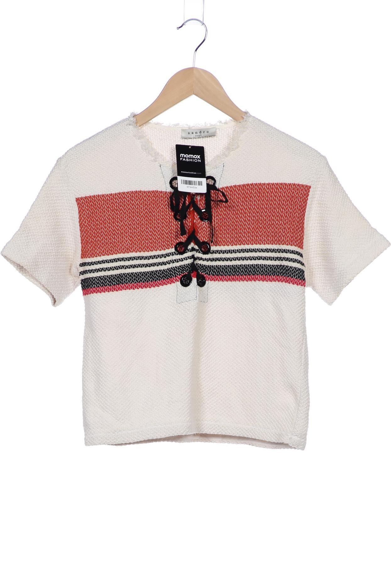 

Sandro Damen T-Shirt, cremeweiß, Gr. 36