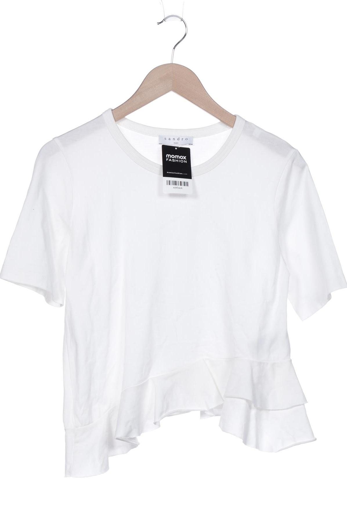 

Sandro Damen T-Shirt, weiß, Gr. 36