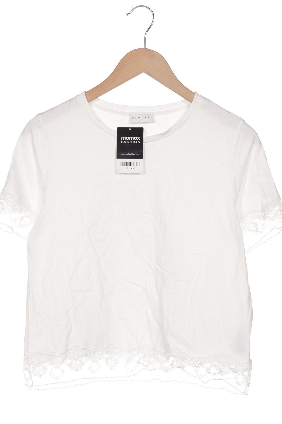 

Sandro Damen T-Shirt, weiß, Gr. 36