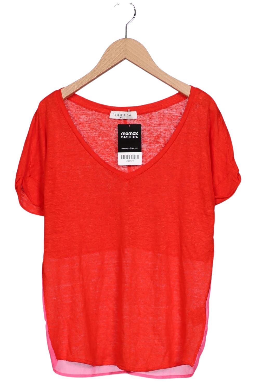 

Sandro Damen T-Shirt, rot, Gr. 36