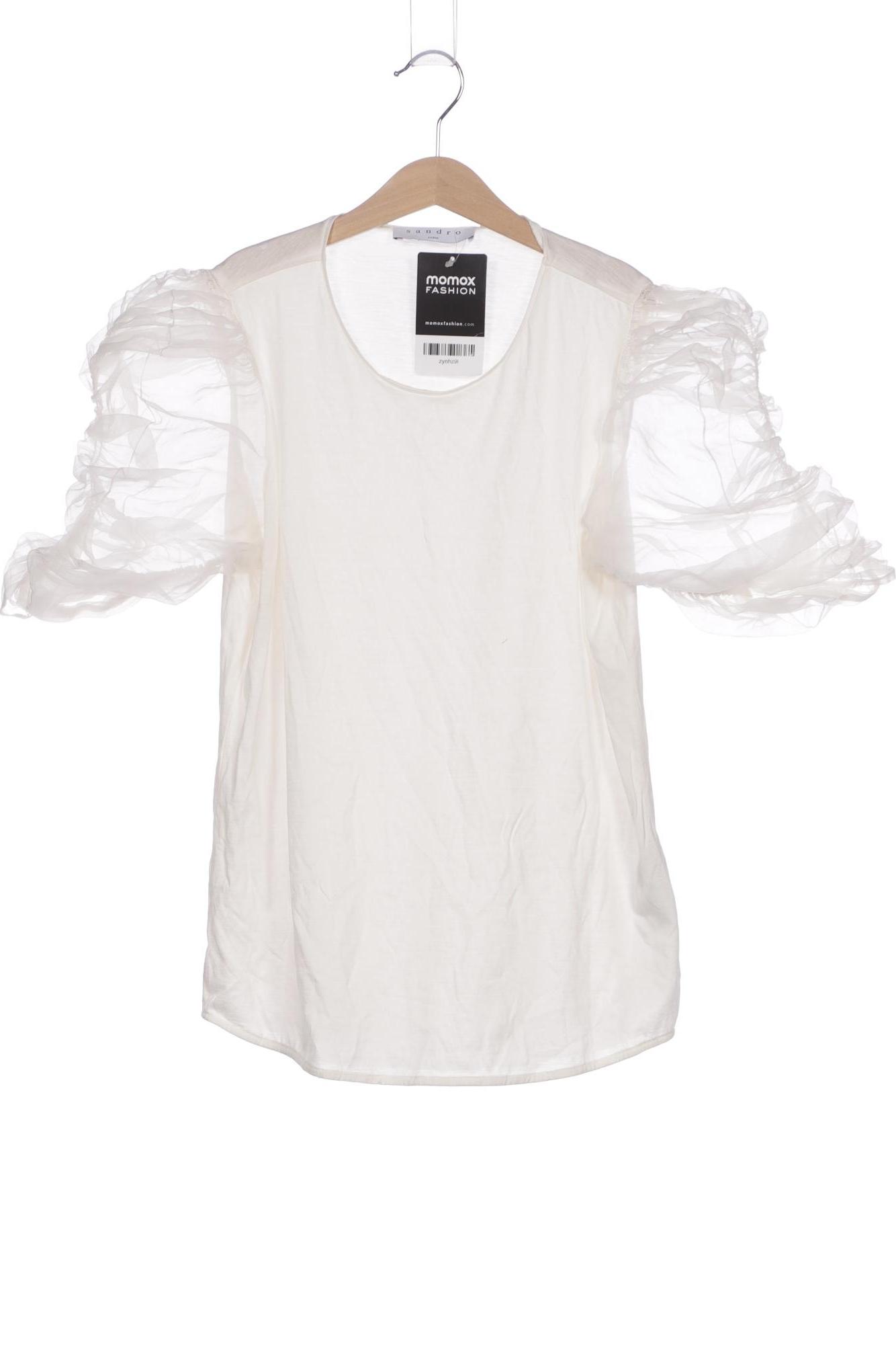 

Sandro Damen T-Shirt, cremeweiß, Gr. 38