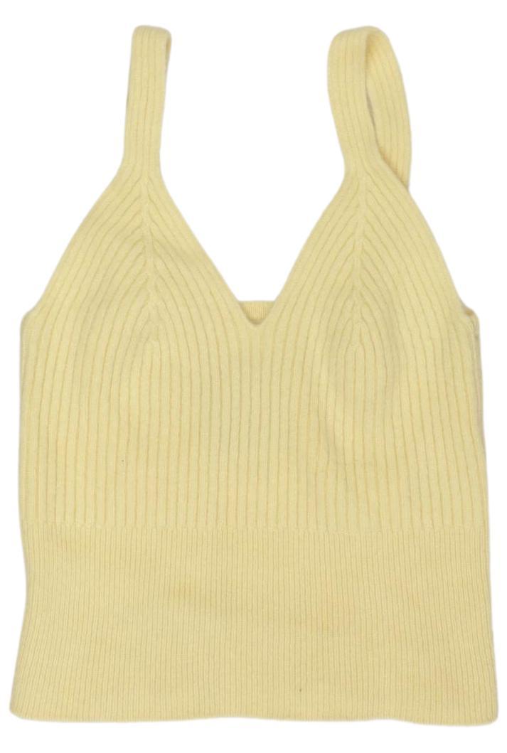 

Sandro Damen Top, gelb, Gr. 34