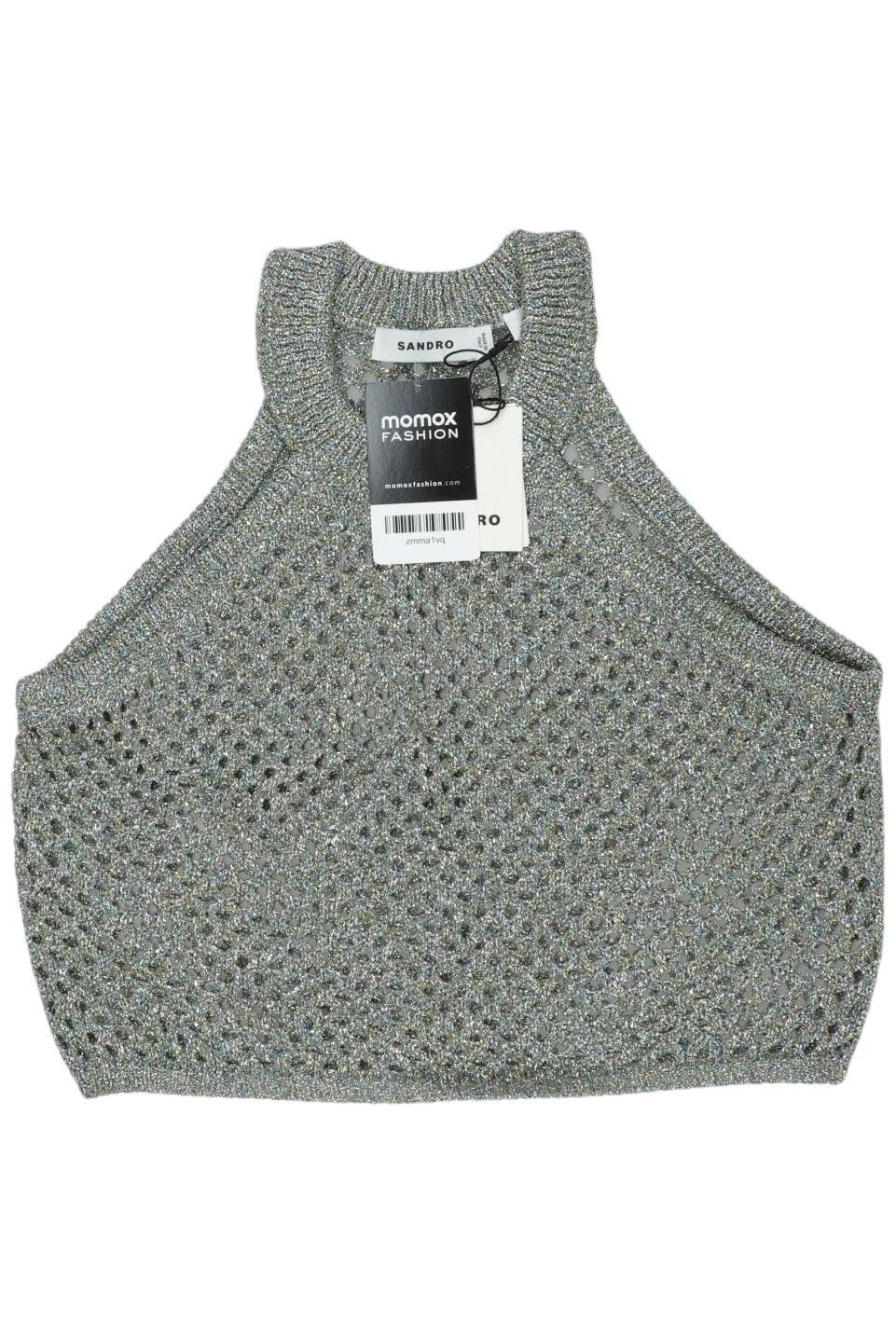 

Sandro Damen Top, silber, Gr. 36